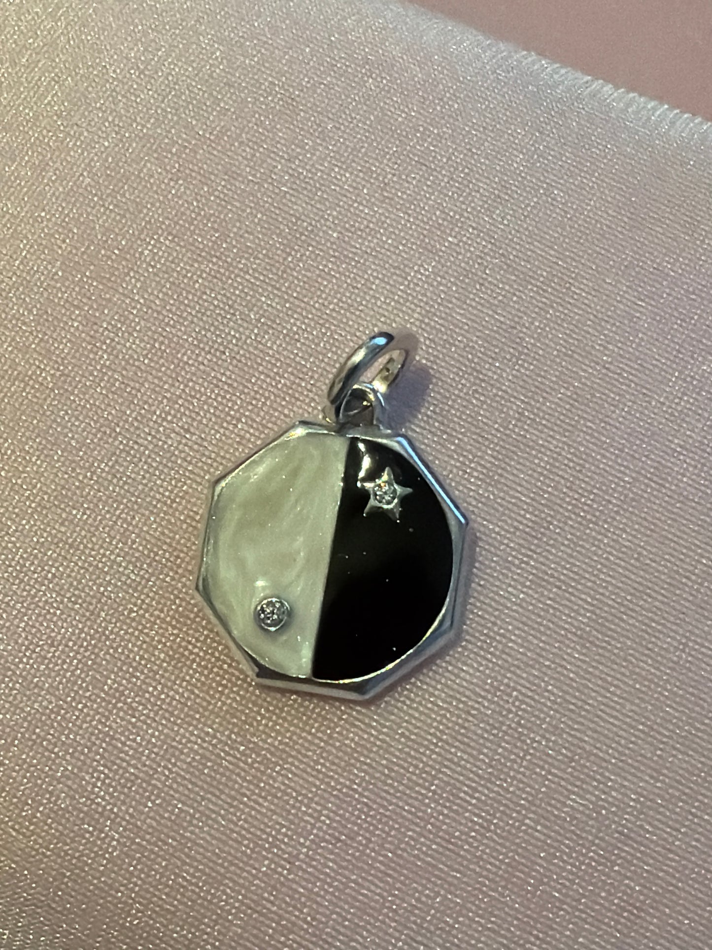 Genuine Pandora ME Ying Yang Octagon Medallion Dangle Charm