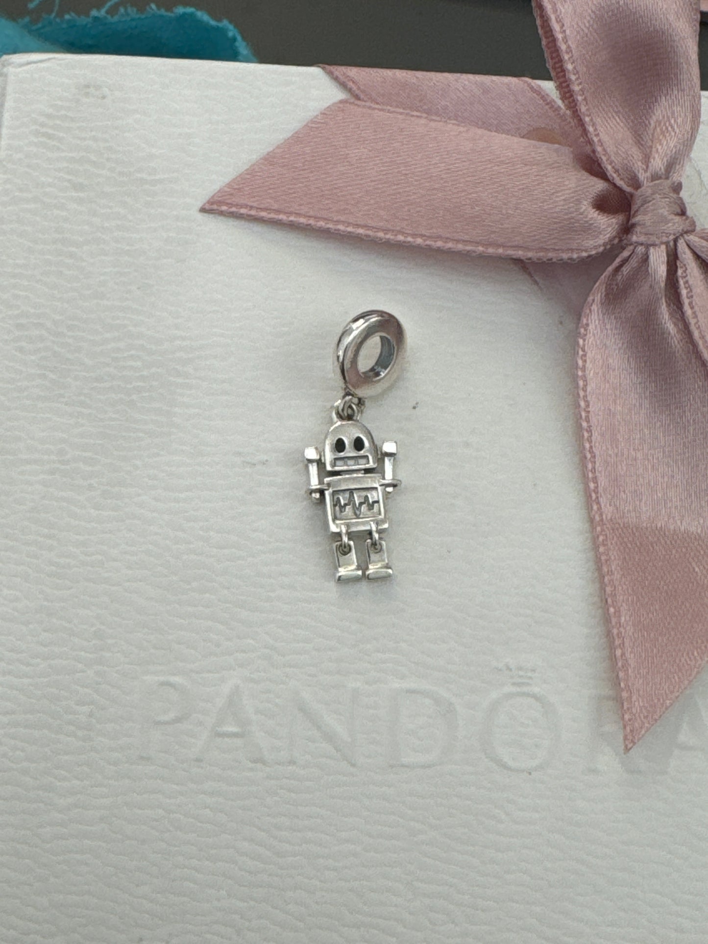 Genuine Pandora Betsie Robot Dangle Charm