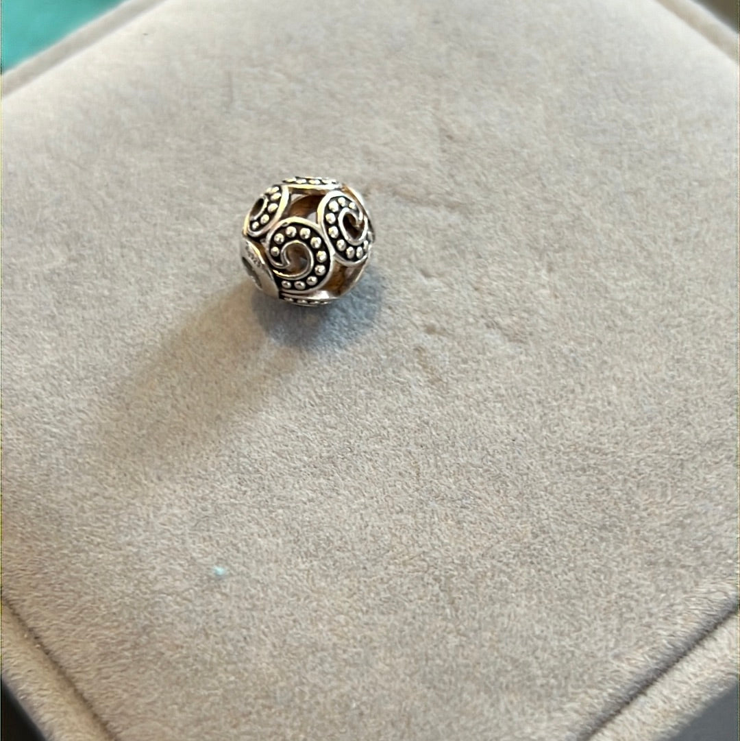 Genuine Thomas Sabo Karma Swirl Openwork Charm