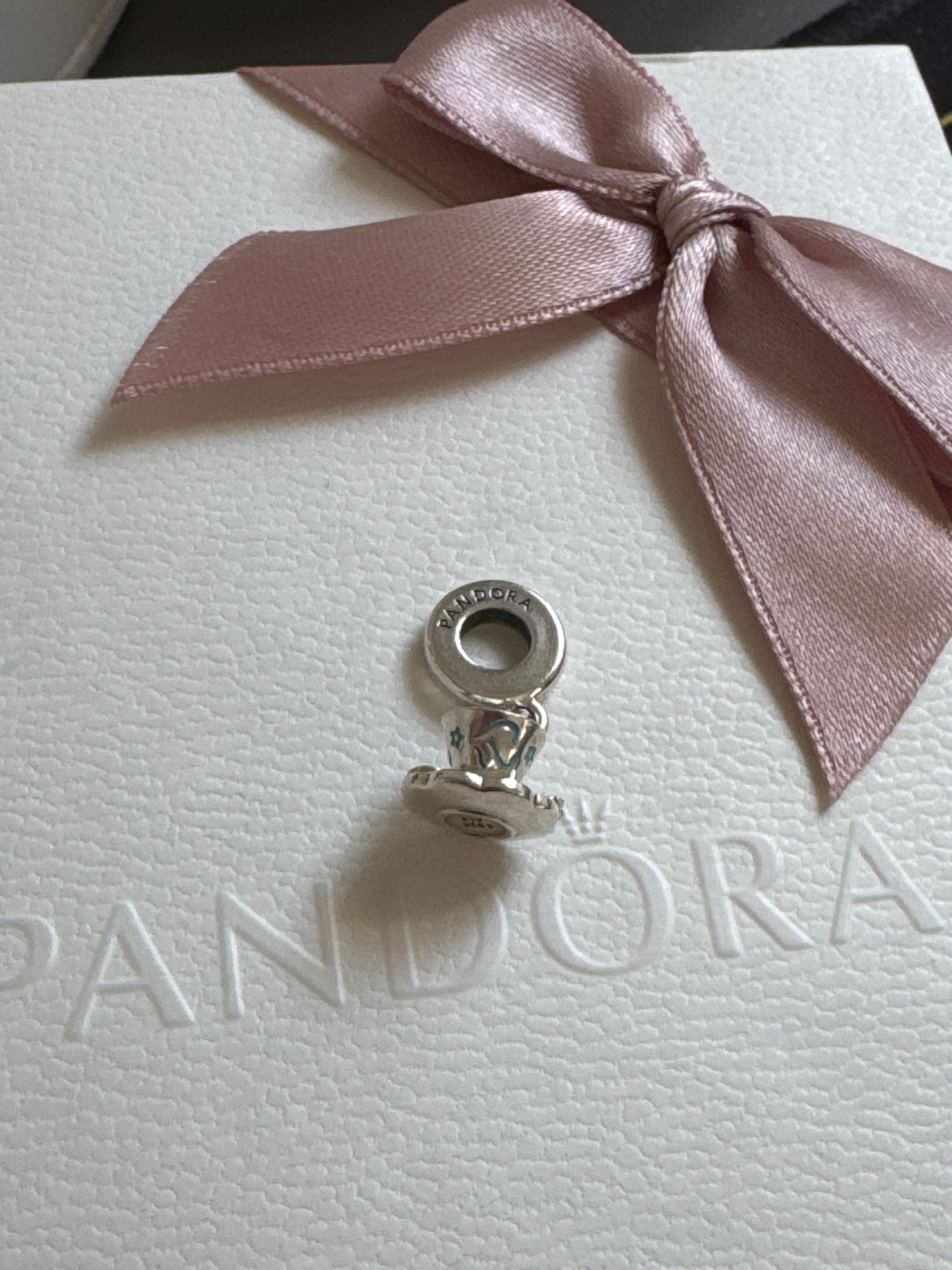 Genuine Pandora Magical Enamel Cup of Tea Dangle Charm