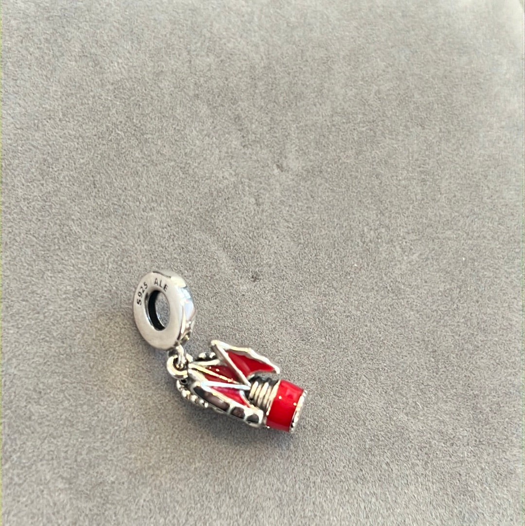 Genuine Pandora Enamel Peking Opera Doll Dangle Charm