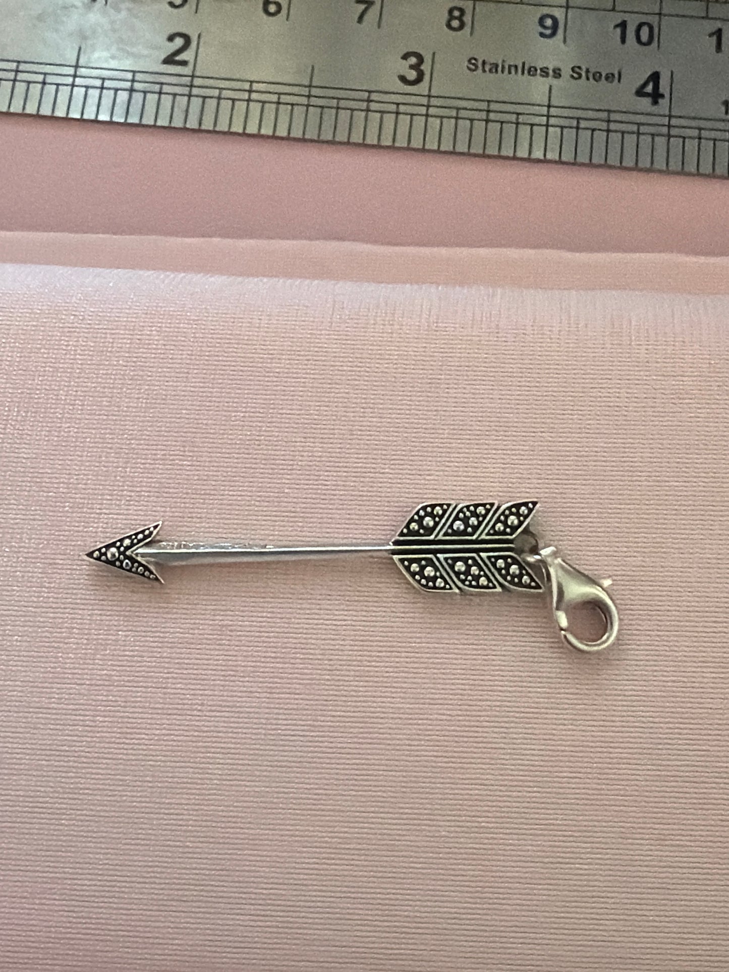 Thomas Sabo Sterling Silver Pave Arrow Clip Charm