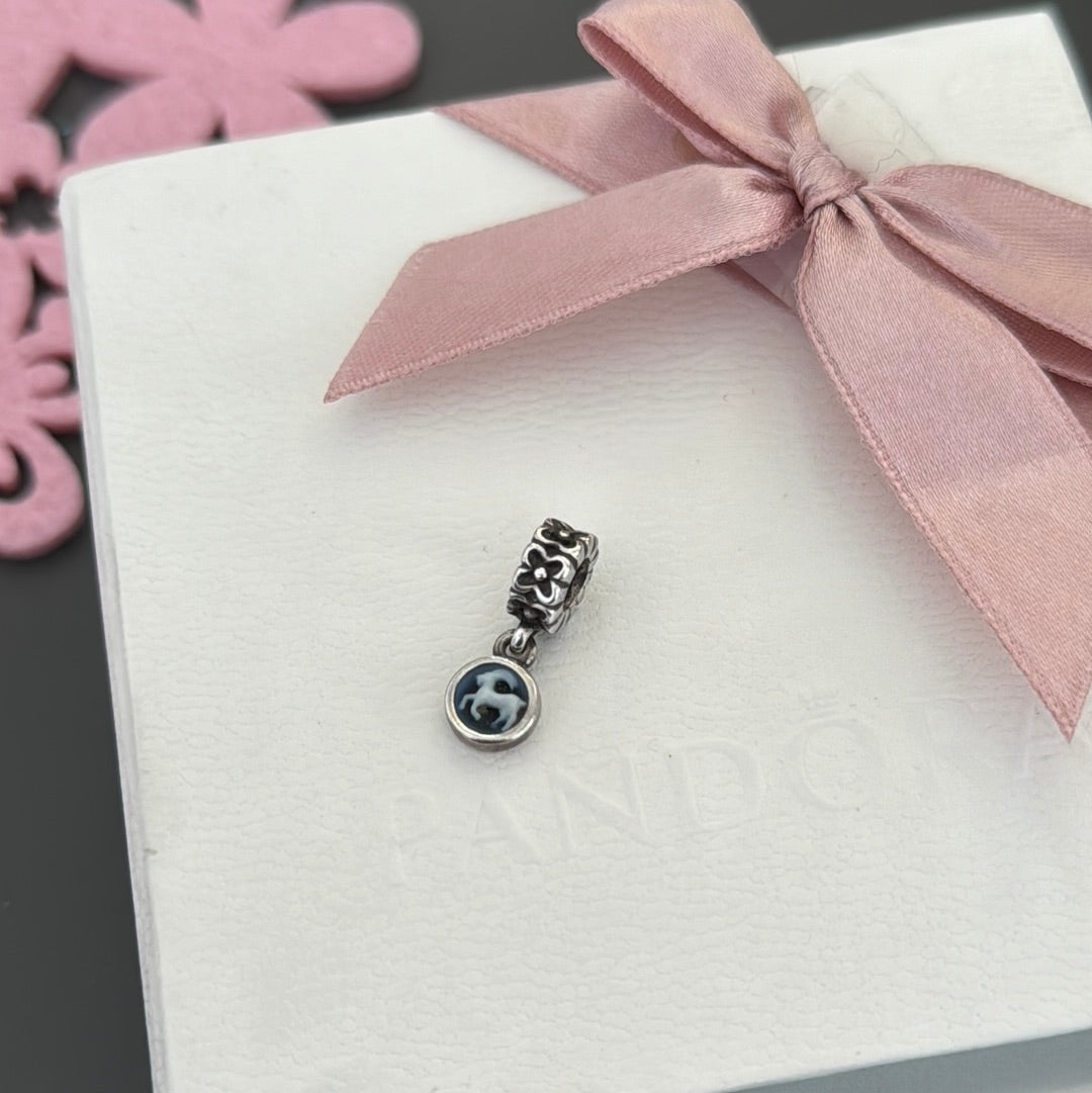 Genuine Pandora Cameo Rare Capricorn Star Sign Horoscope Charm