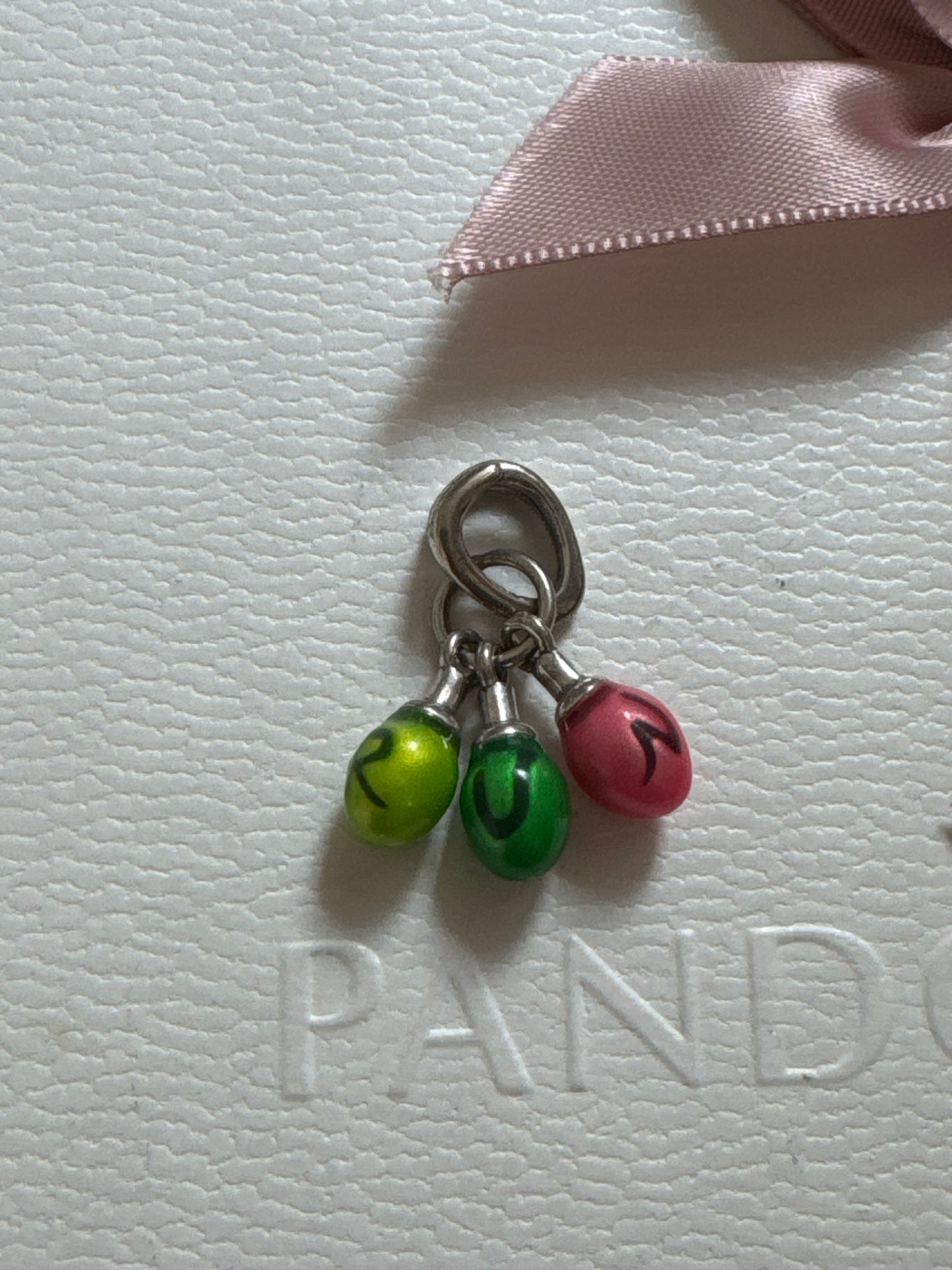 Genuine Pandora X Stranger Things Christmas Light RUN Dangle Charm