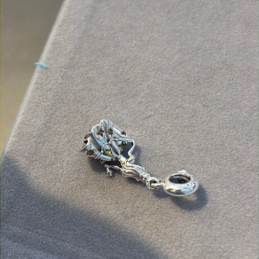 Genuine Pandora Beauty and the Beast Belle Princess Dangle Charm