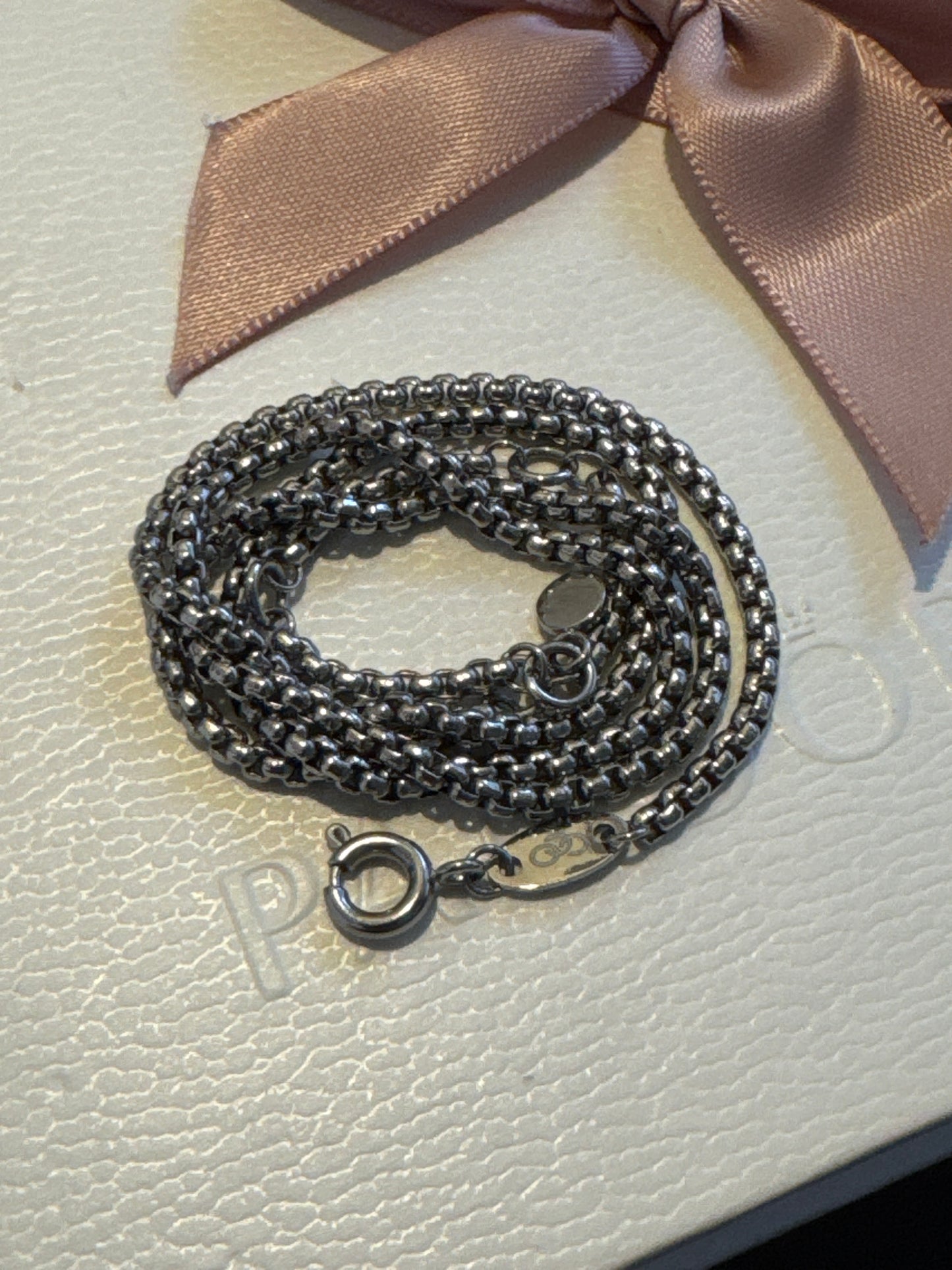Genuine Links of London Belcher Necklace Chain 45cm