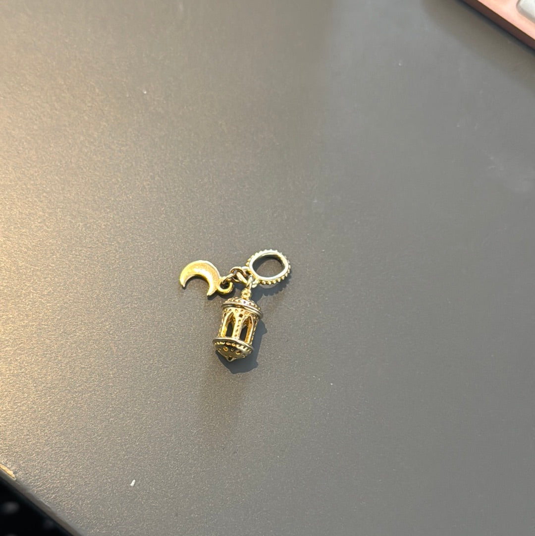 Genuine Pandora Shine Gold Arabian Lantern Dangle Charm
