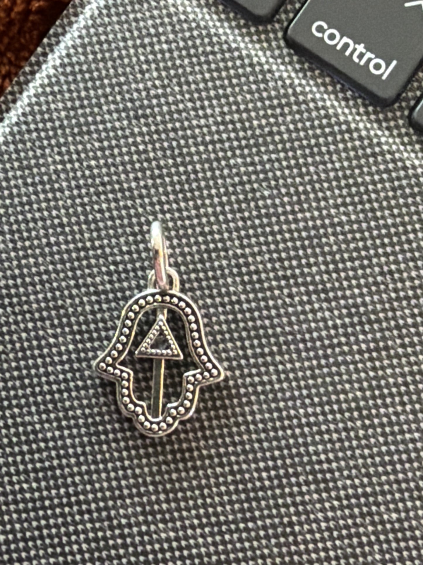 Genuine Pandora Medallion Hamsa Hand Protection Charm
