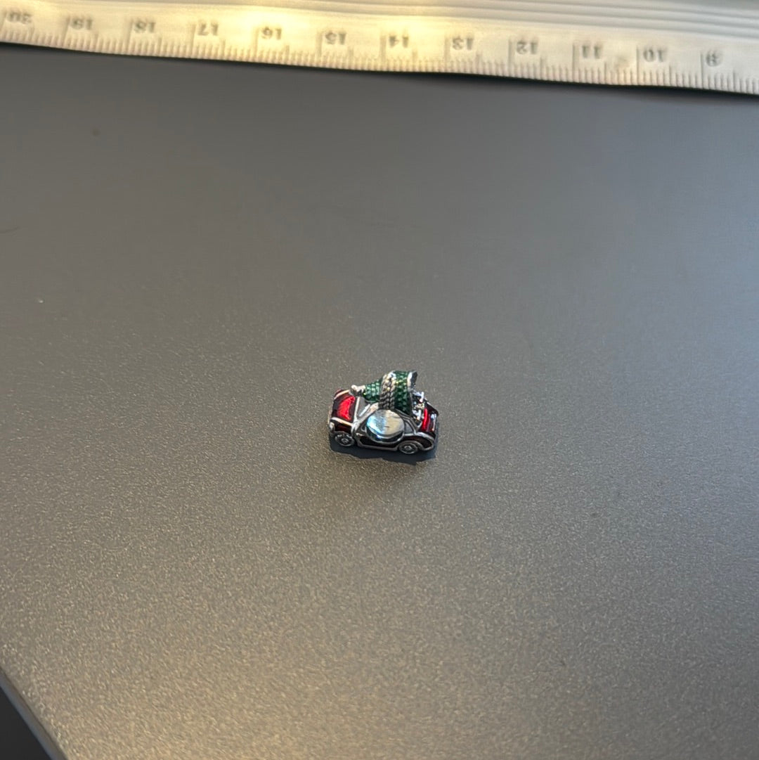 Genuine Pandora Christmas Enamel Car and Tree Charm