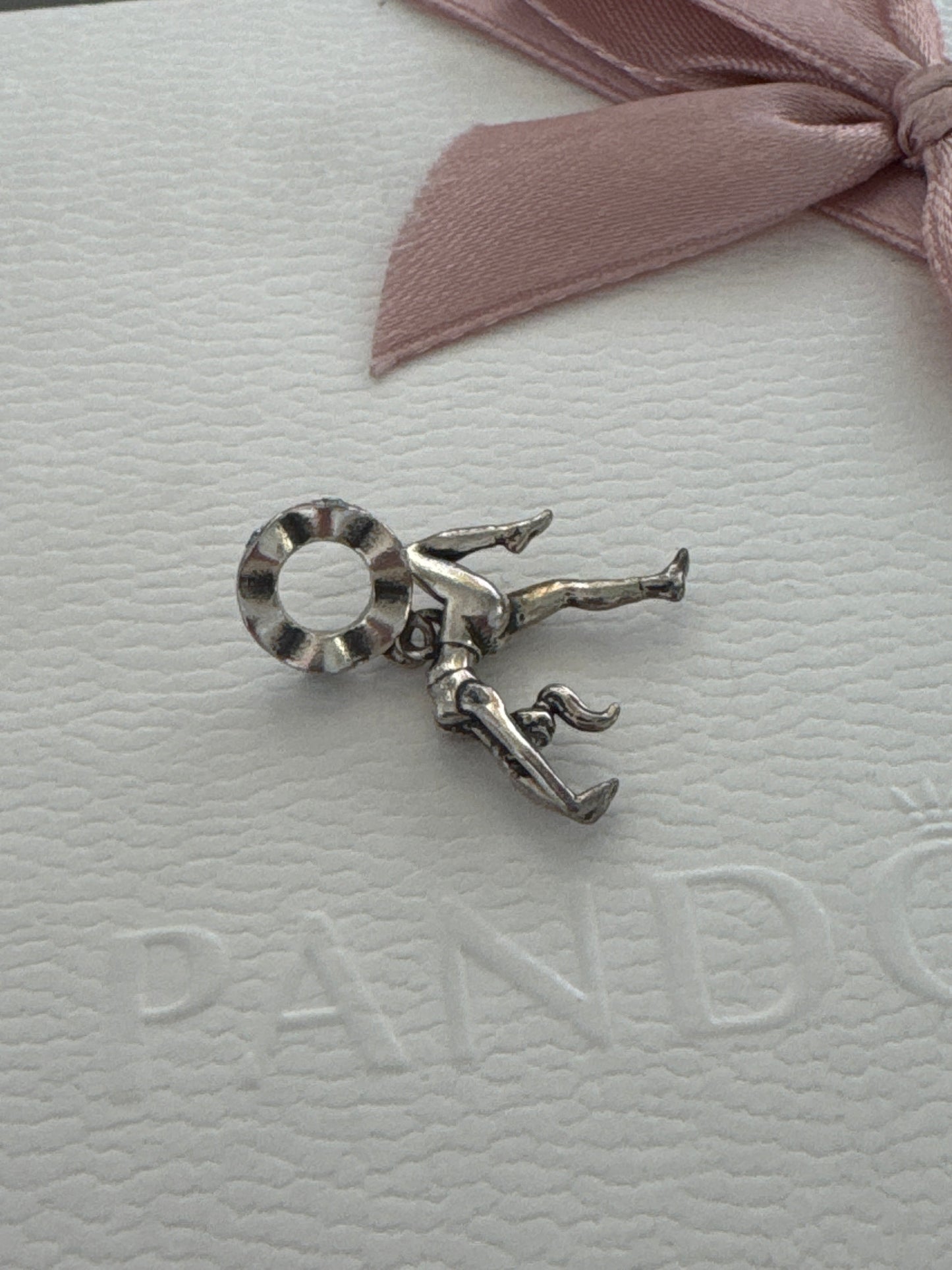 Sterling Silver Gymnastic Girl Backflip Charm