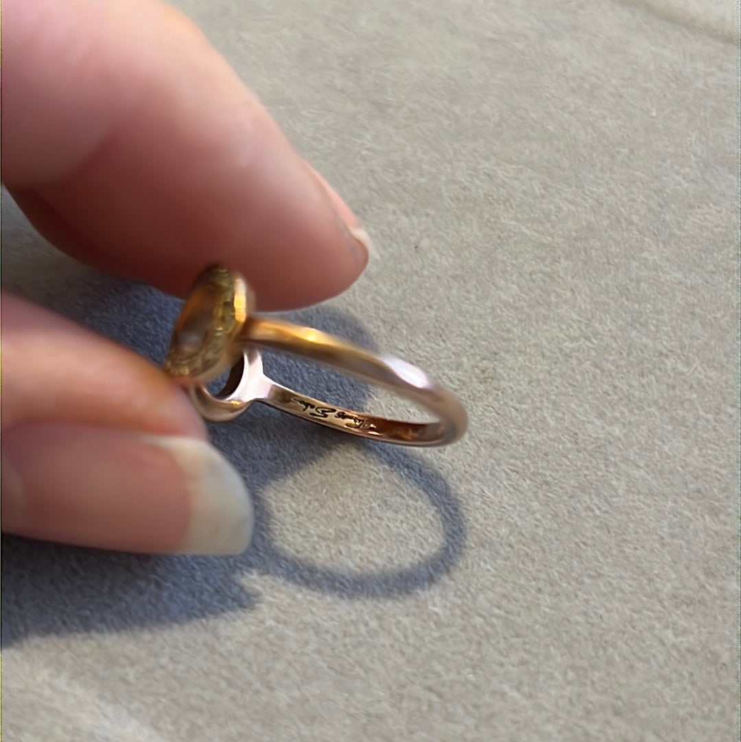 Genuine Thomas Sabo Rose Gold Pave Infinity Ring Size 54