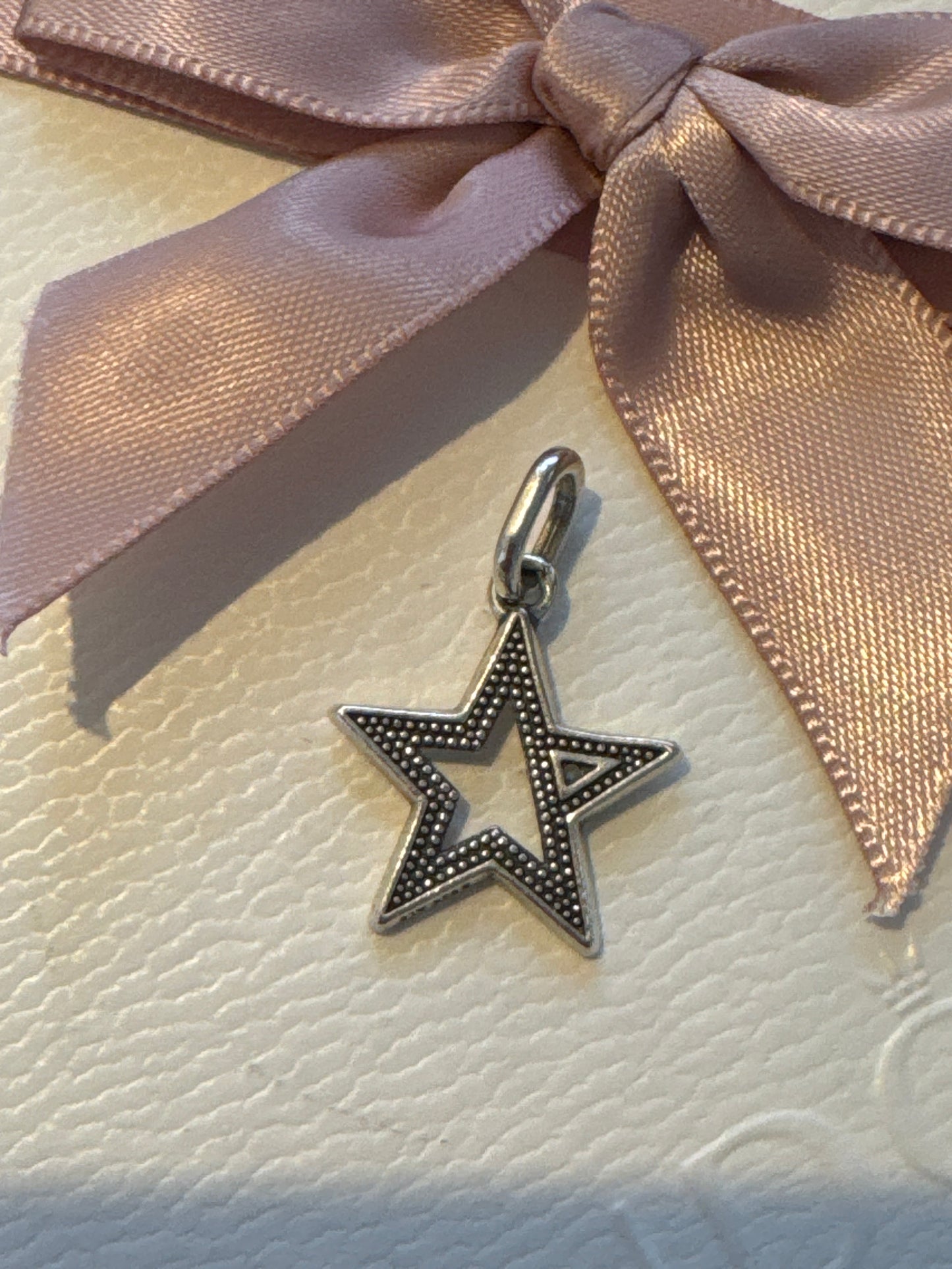 Genuine Pandora Me Cz Star Medallion Charm
