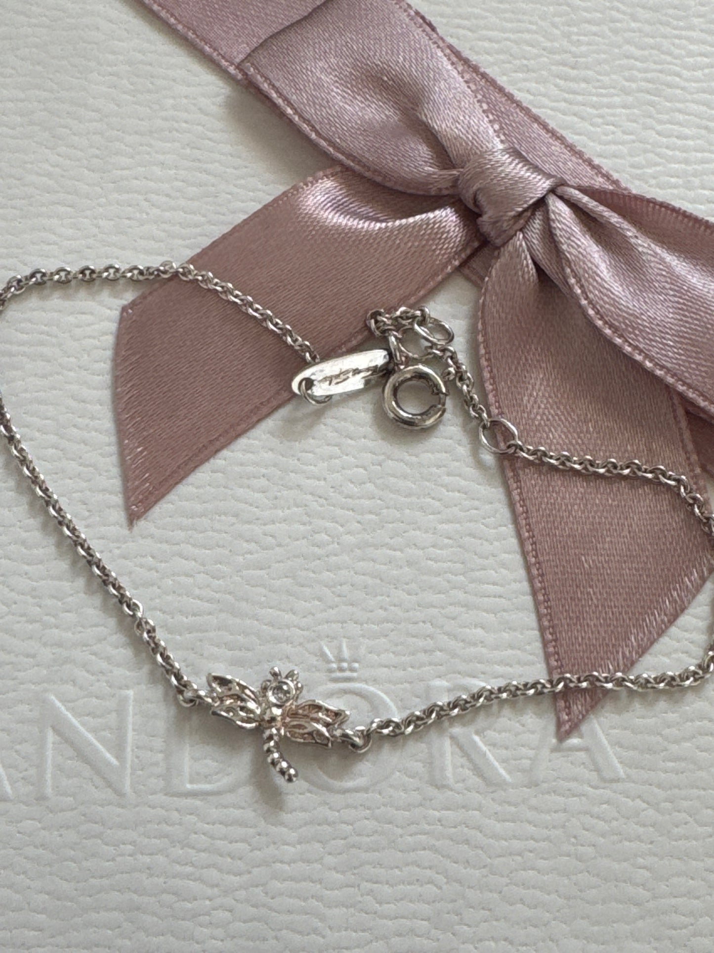 Genuine Thomas Sabo Sweet Diamond Dragonfly Bracelet 19cm