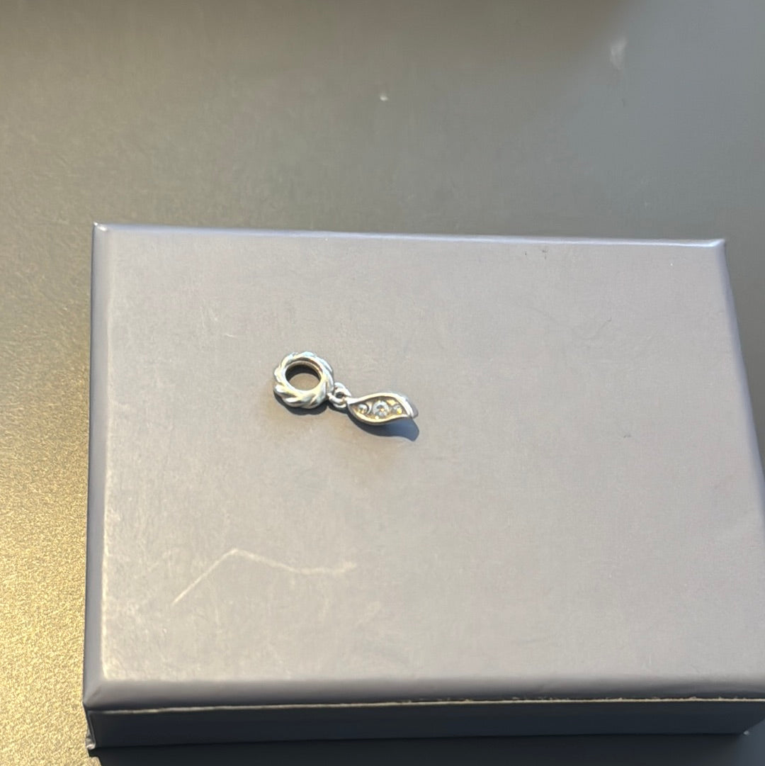 Genuine Chamilia Tiny CZ Teardrop Dangle Charm