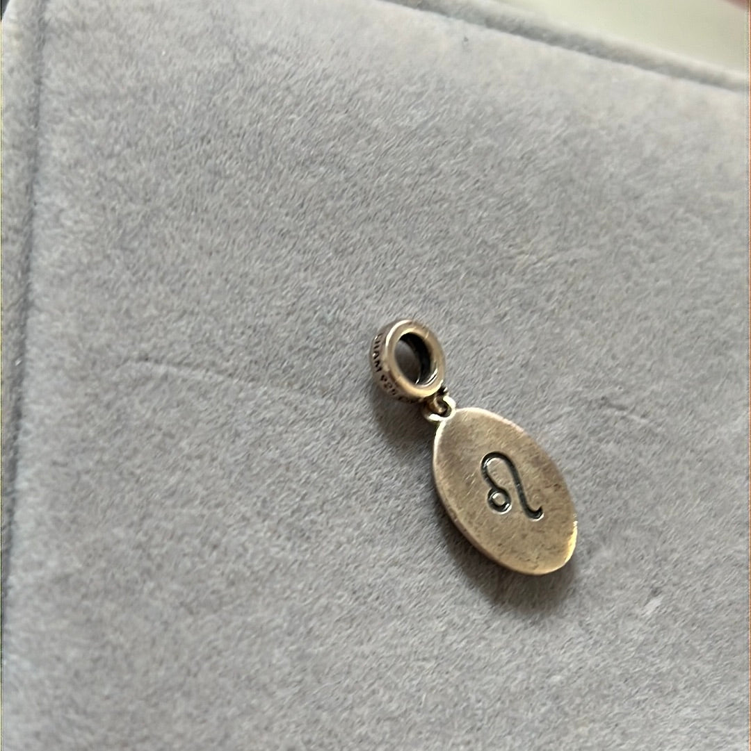 Genuine Chamilia Leo Horoscope Dangle Charm