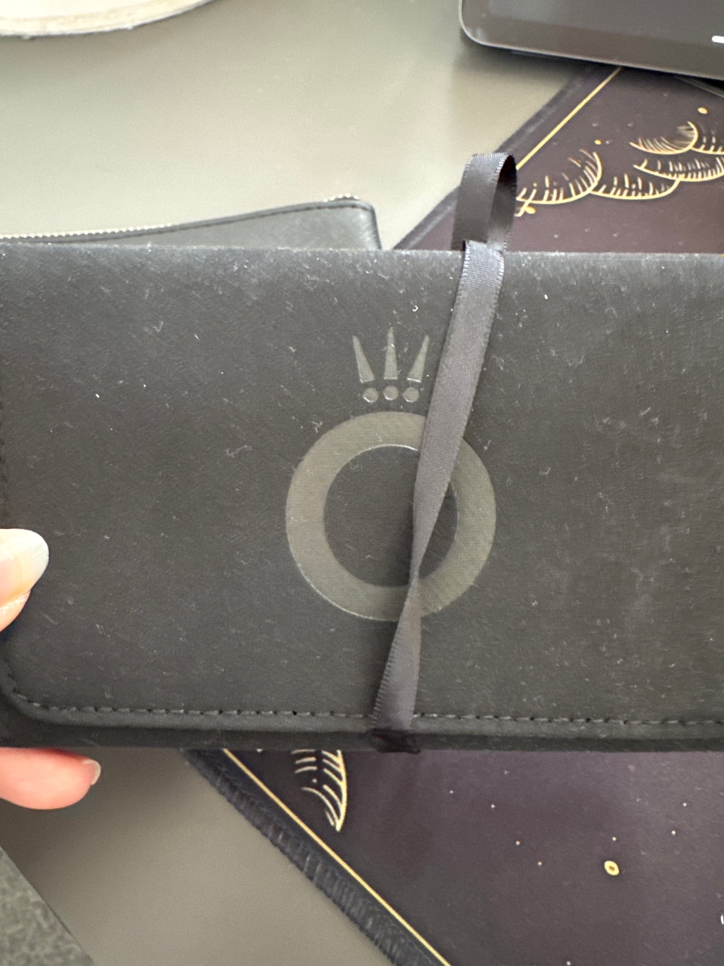 Genuine Pandora Black Jewellery Storage Clutch Bag & Jewellery Wrap