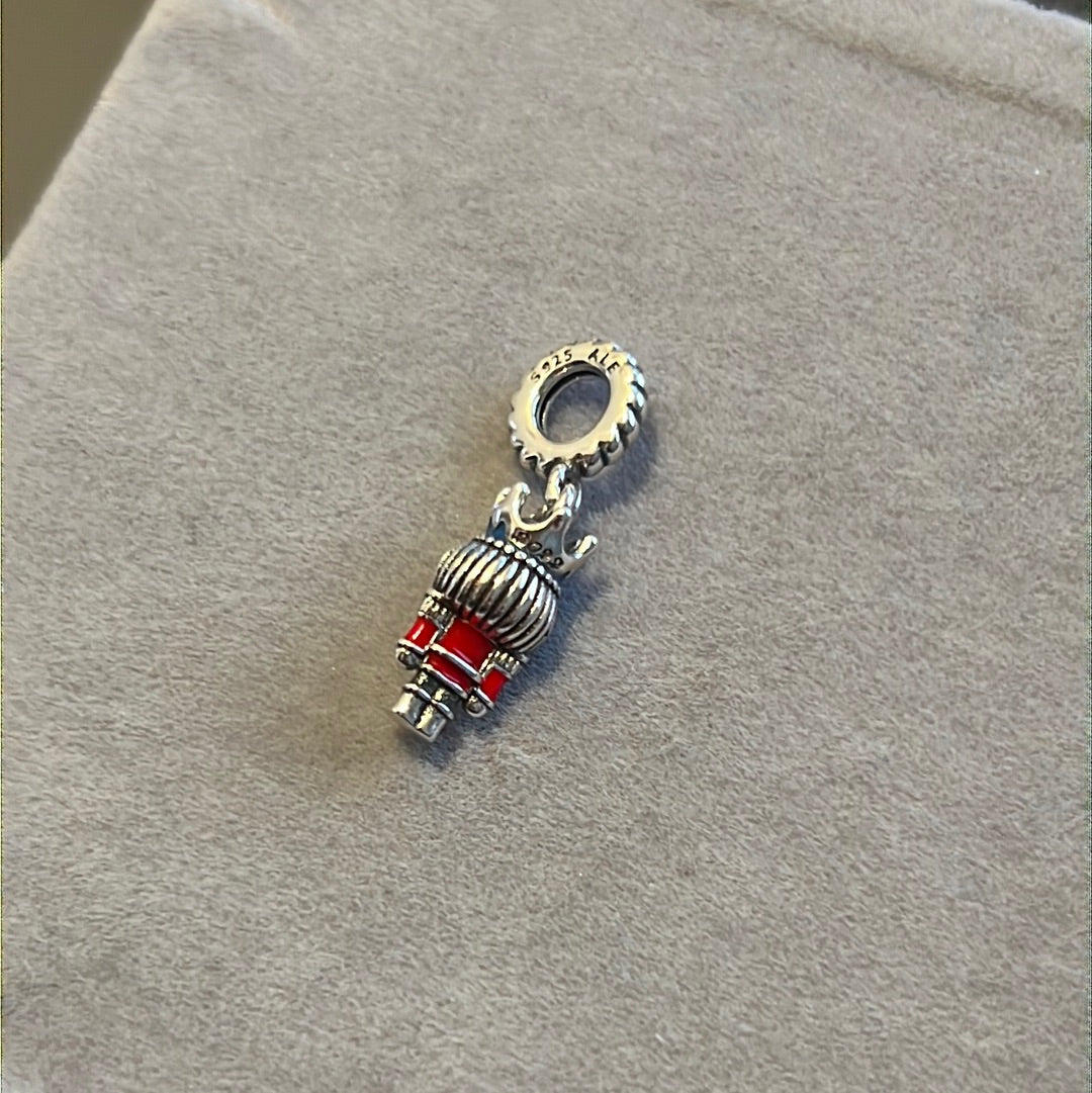 Genuine Pandora Christmas Enamel Nutcracker 2022 Dangle Charm