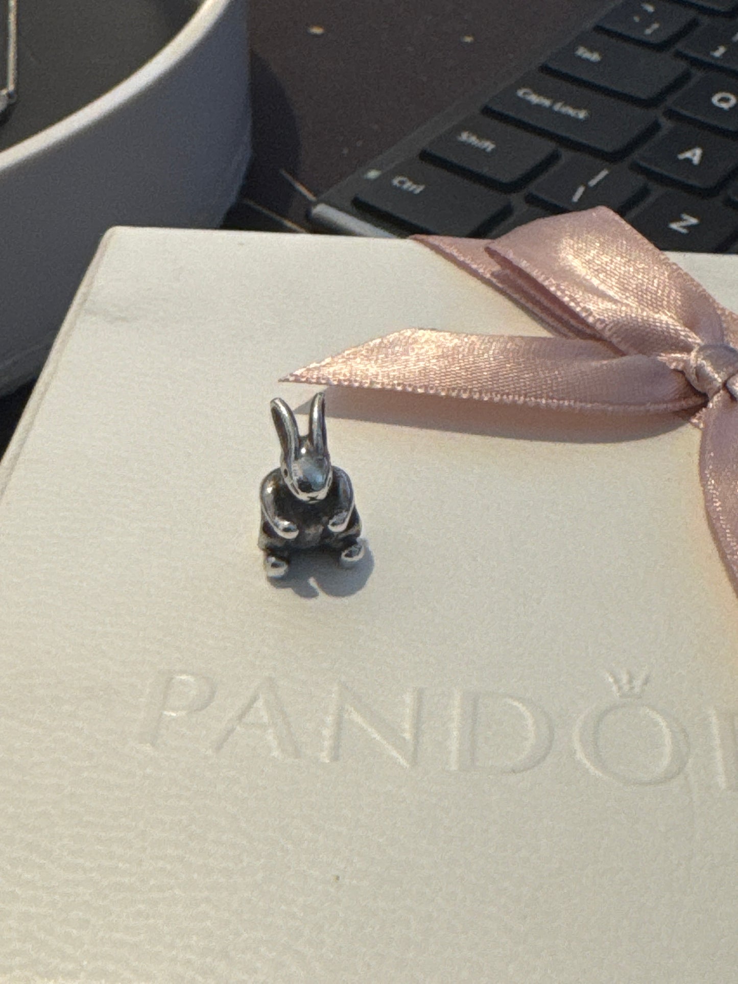 Genuine Chamilia Rabbit Bunny Animal Charm