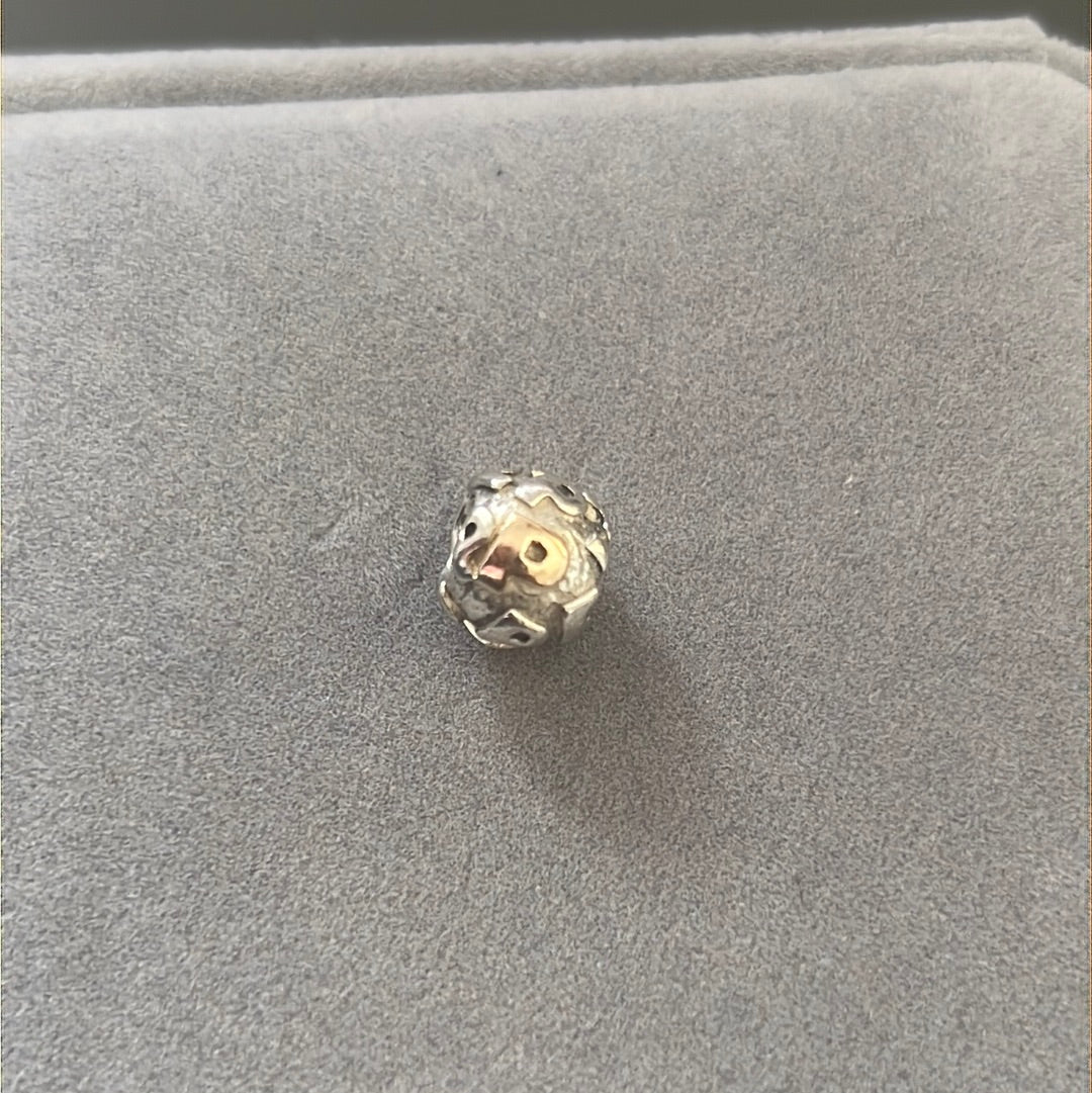 Genuine Pandora Retired Two Tone Letter P
