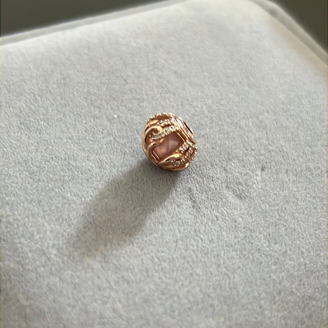 Genuine Pandora Essence Rose Gold Bonds of Love Charm