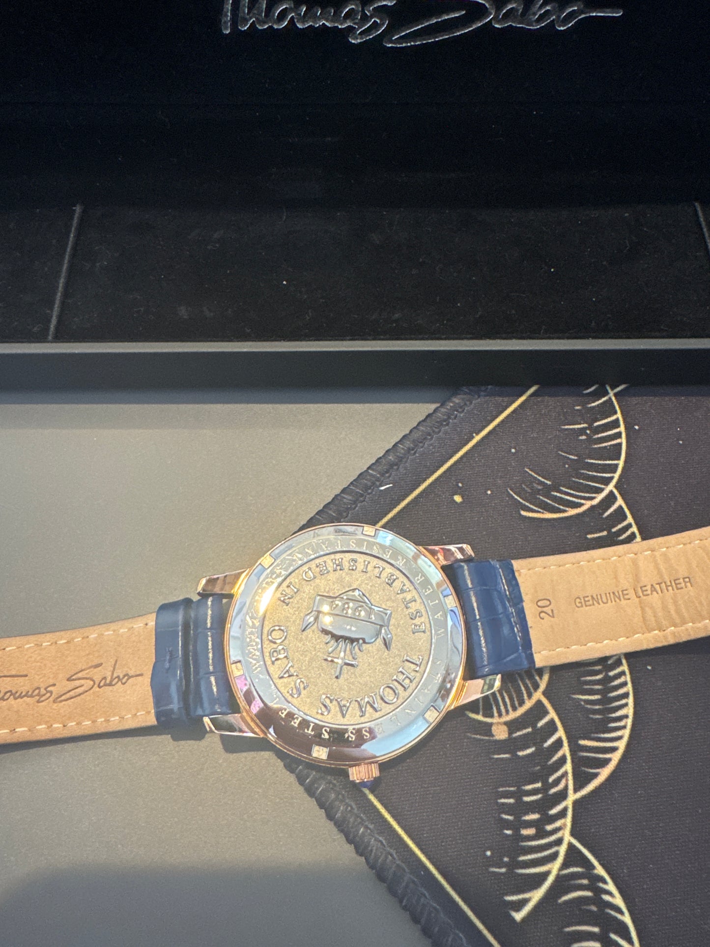Genuine Thomas Sabo Watch Rebel At Heart Mens WA0212 Blue Large