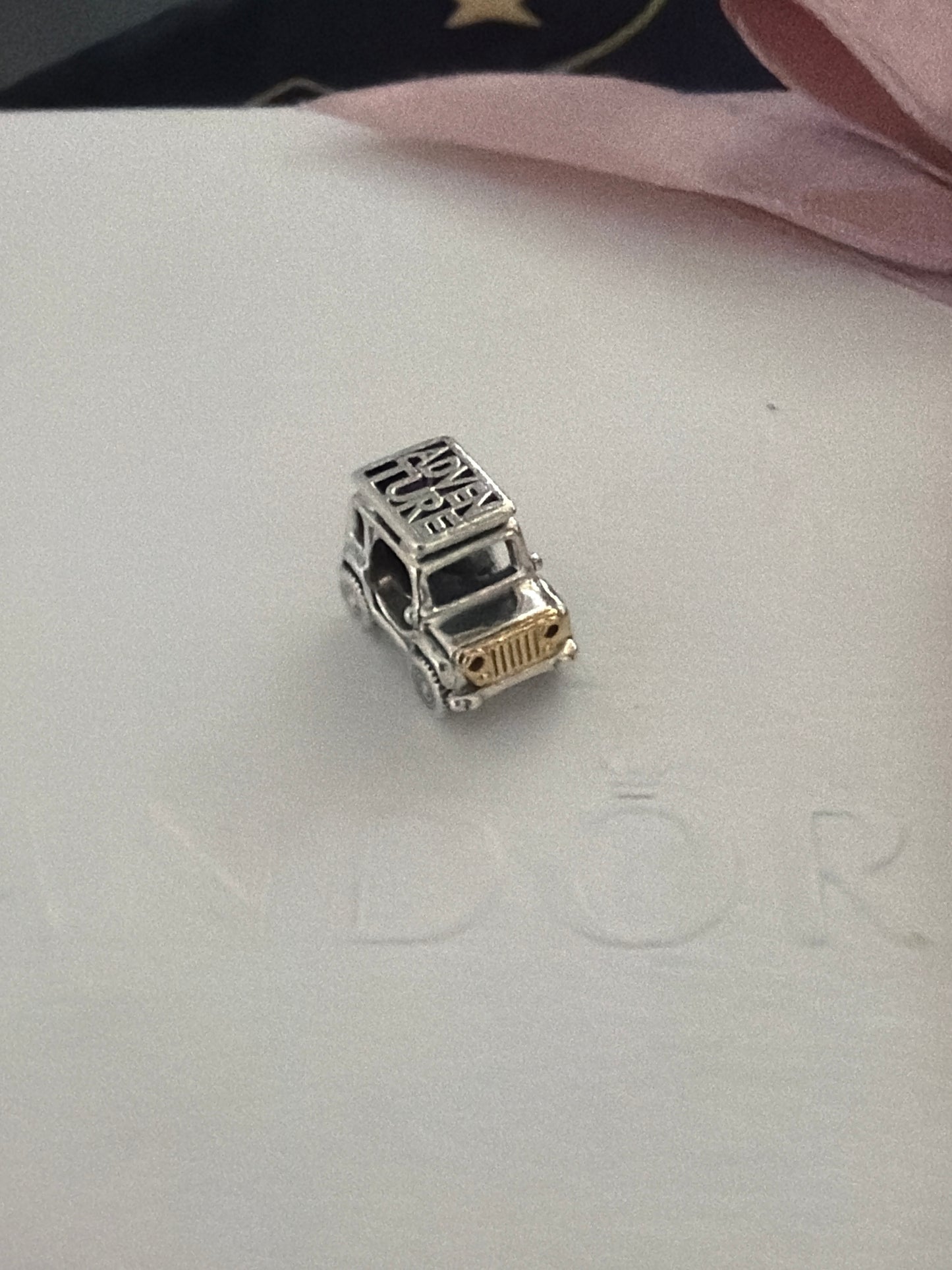 Genuine Pandora New Style Two Tone Adventure Jeep Car Charm
