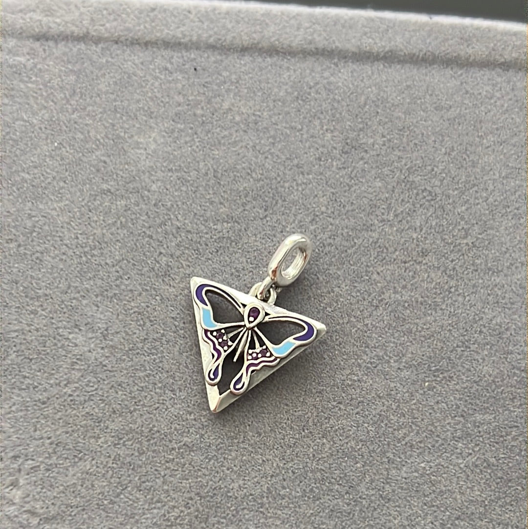 Genuine Pandora Essence Me Dangle Enamel Butterfly Charm
