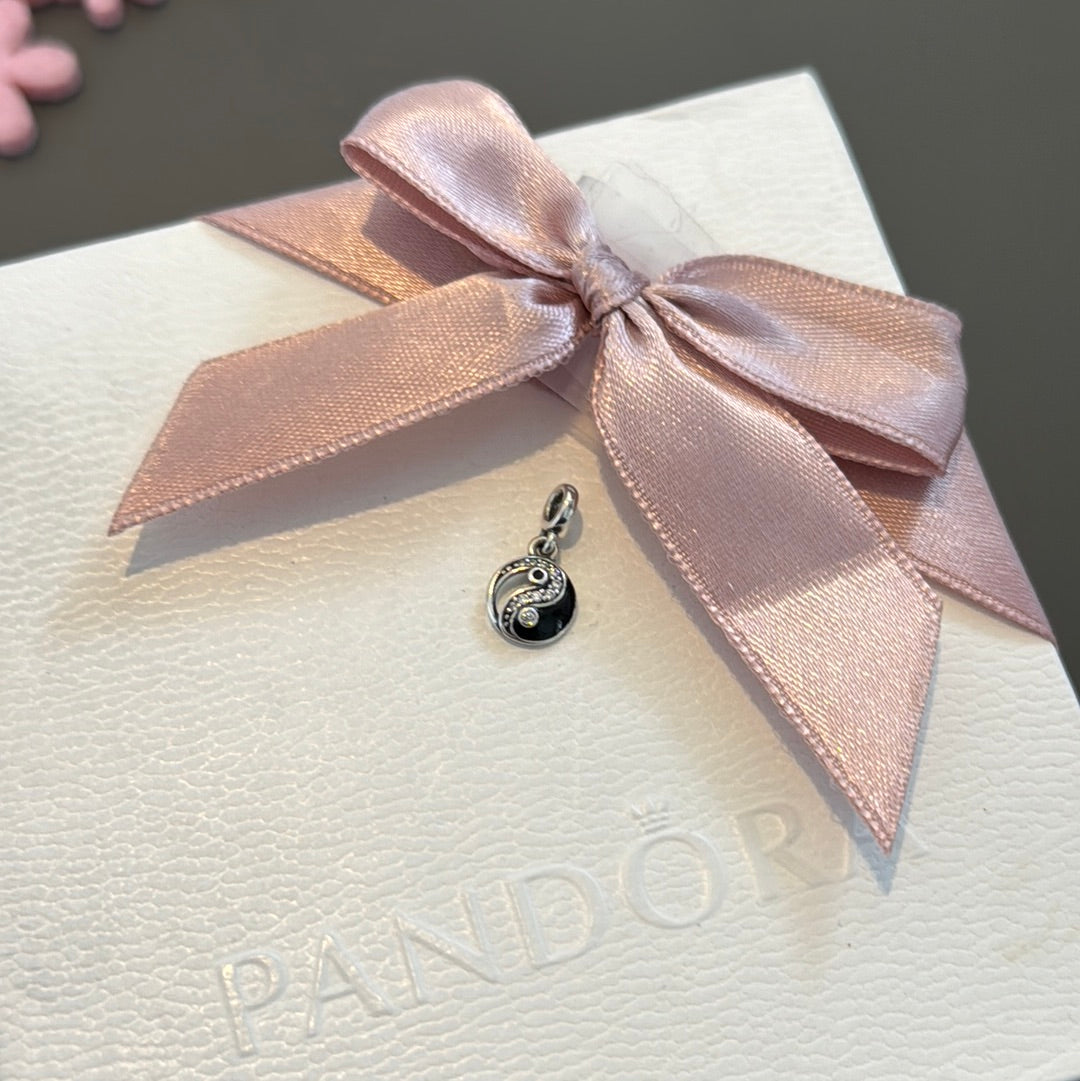 Pandora Pandora Essence ME Pave Yin Yan Blue Dangle Charm
