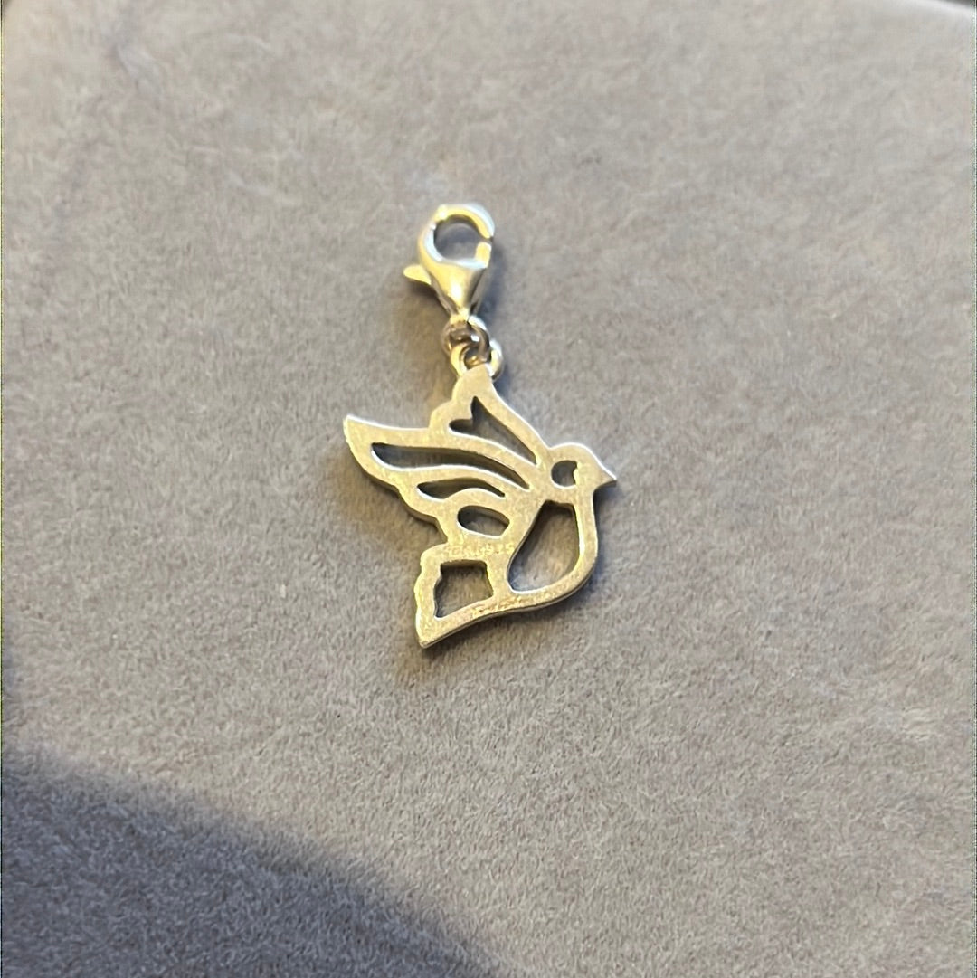 Genuine Thomas Sabo CZ Openwork Bird Clip Charm