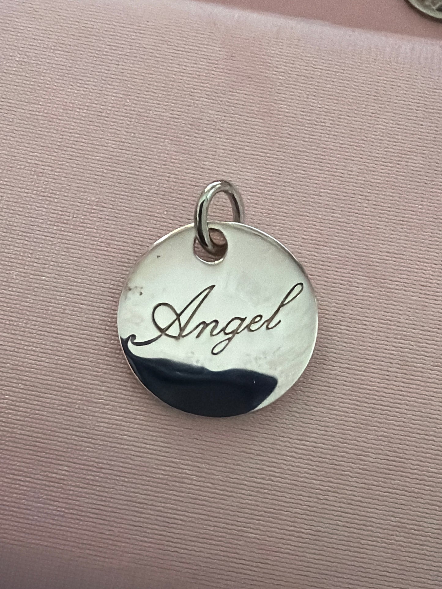 Genuine Thomas Sabo Flat Disc Angel Clip Charm