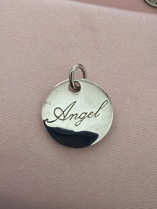 Genuine Thomas Sabo Flat Disc Angel Clip Charm