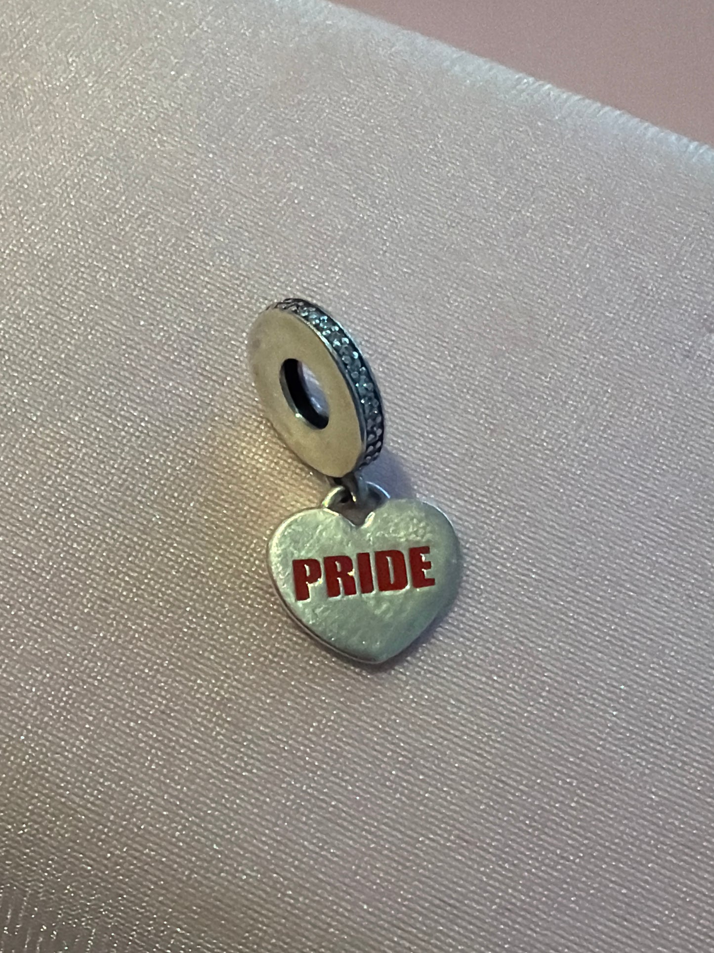 Genuine Pandora Enamel Rainbow Gay Pride 2026 LGBT Dangle LOVE Charm