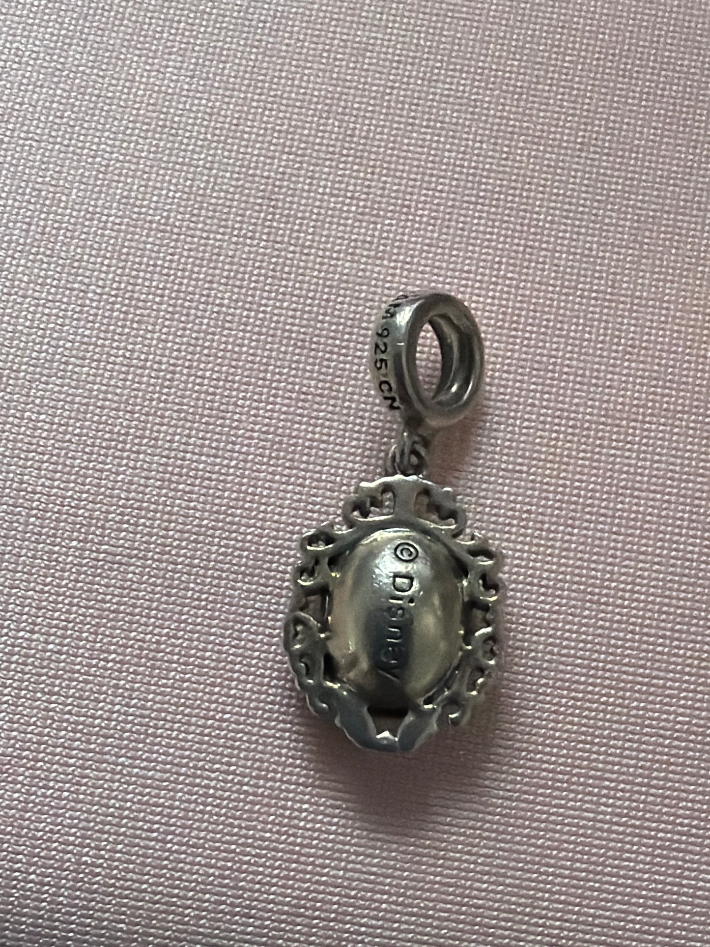 Genuine Chamilia Disney Snow White Mirror CZ Dangle Charm