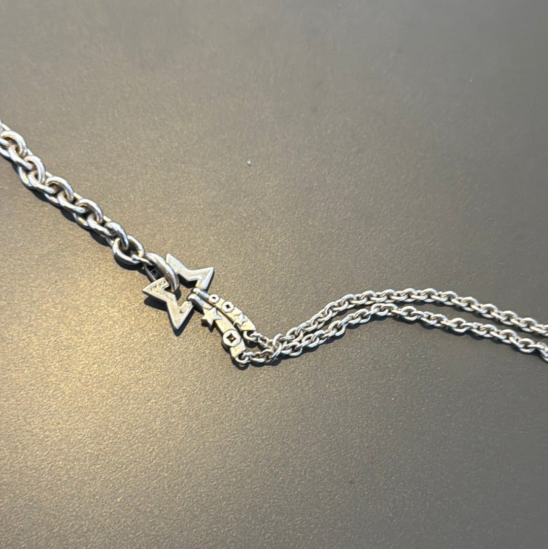 Genuine Pandora Shooting Star Double Chain Bracelet 18cm