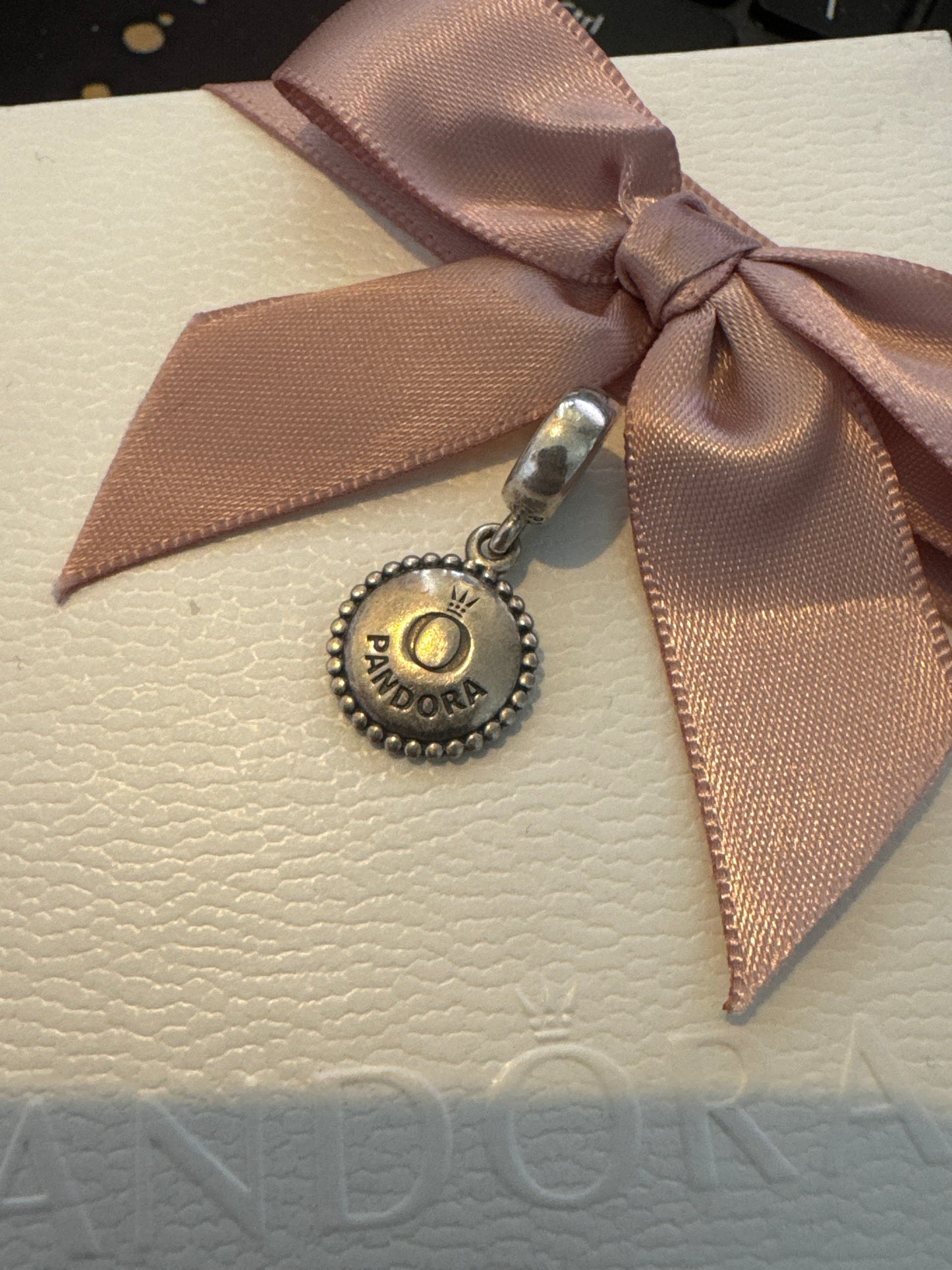 Genuine Pandora HTF 'Be the change you want to see in the world' Enamel Dangle Charm
