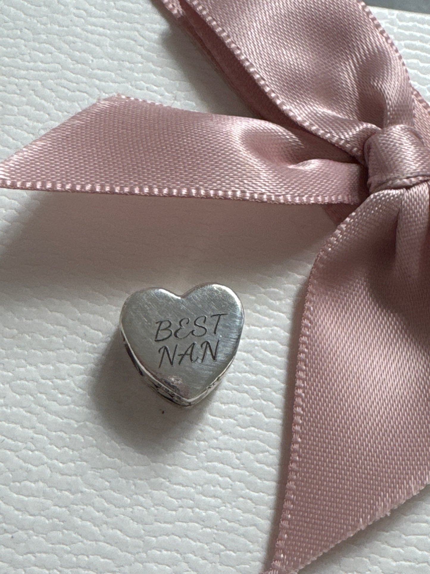 Genuine Pandora Best Nan Nanny Heart Charm