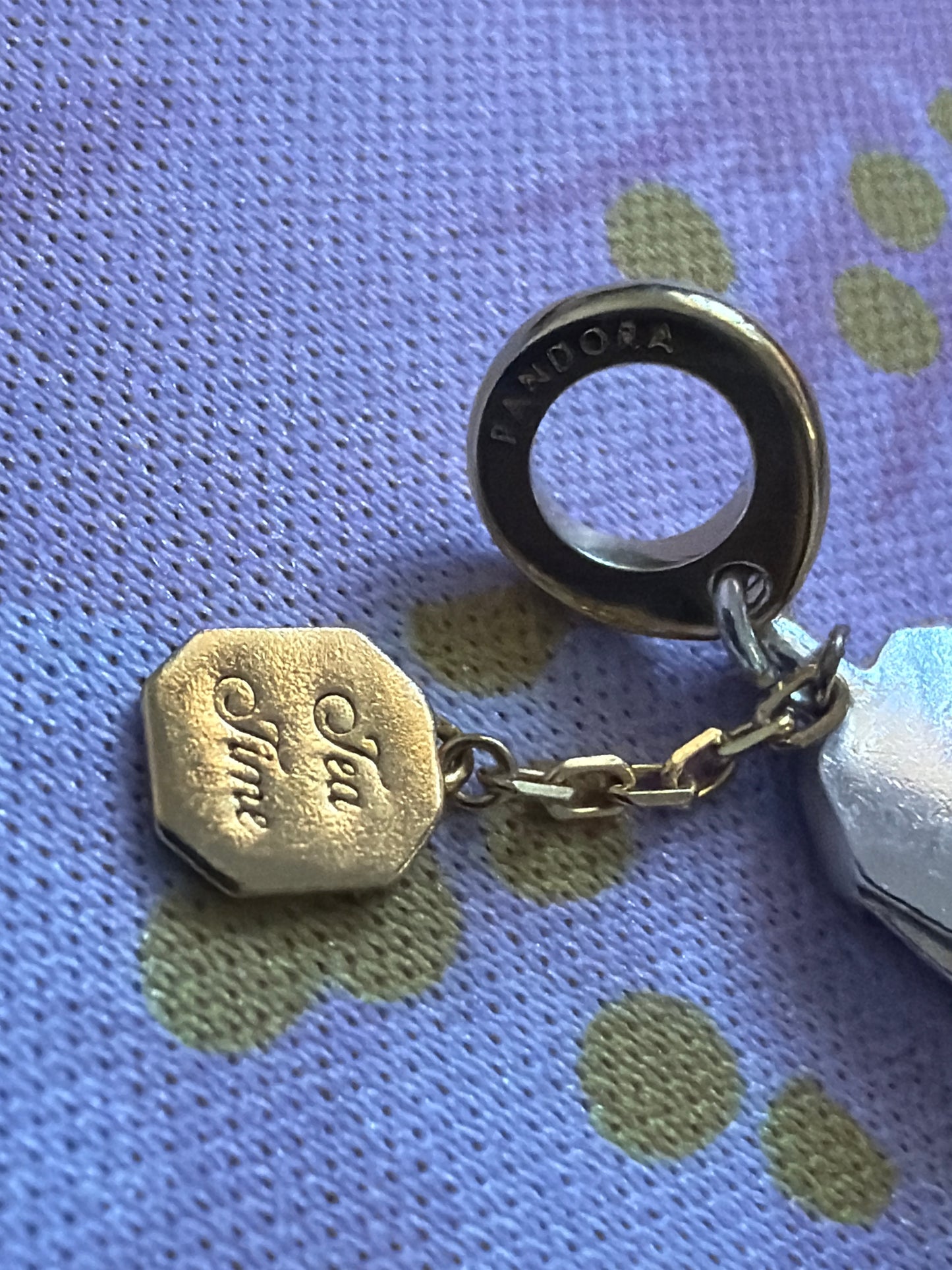 Genuine Pandora Shine Gold Bridgerton Time for Tea HTF Dangle Charm