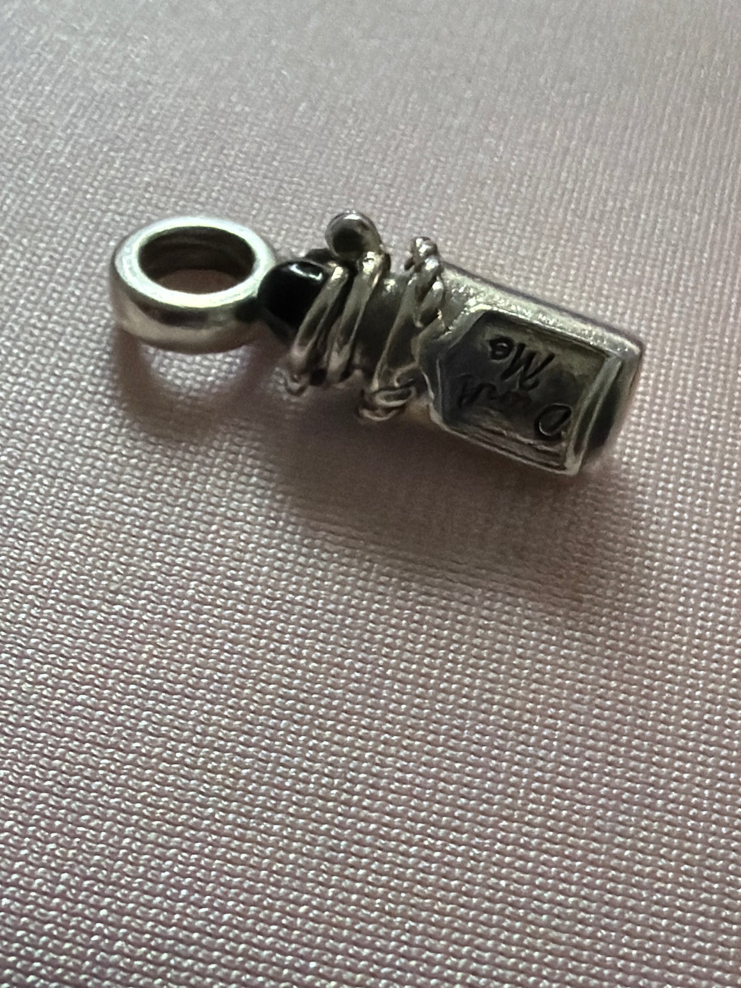 Genuine Chamilia Disney Alice in Wonderland Drink Me Potion Bottle Dangle Charm
