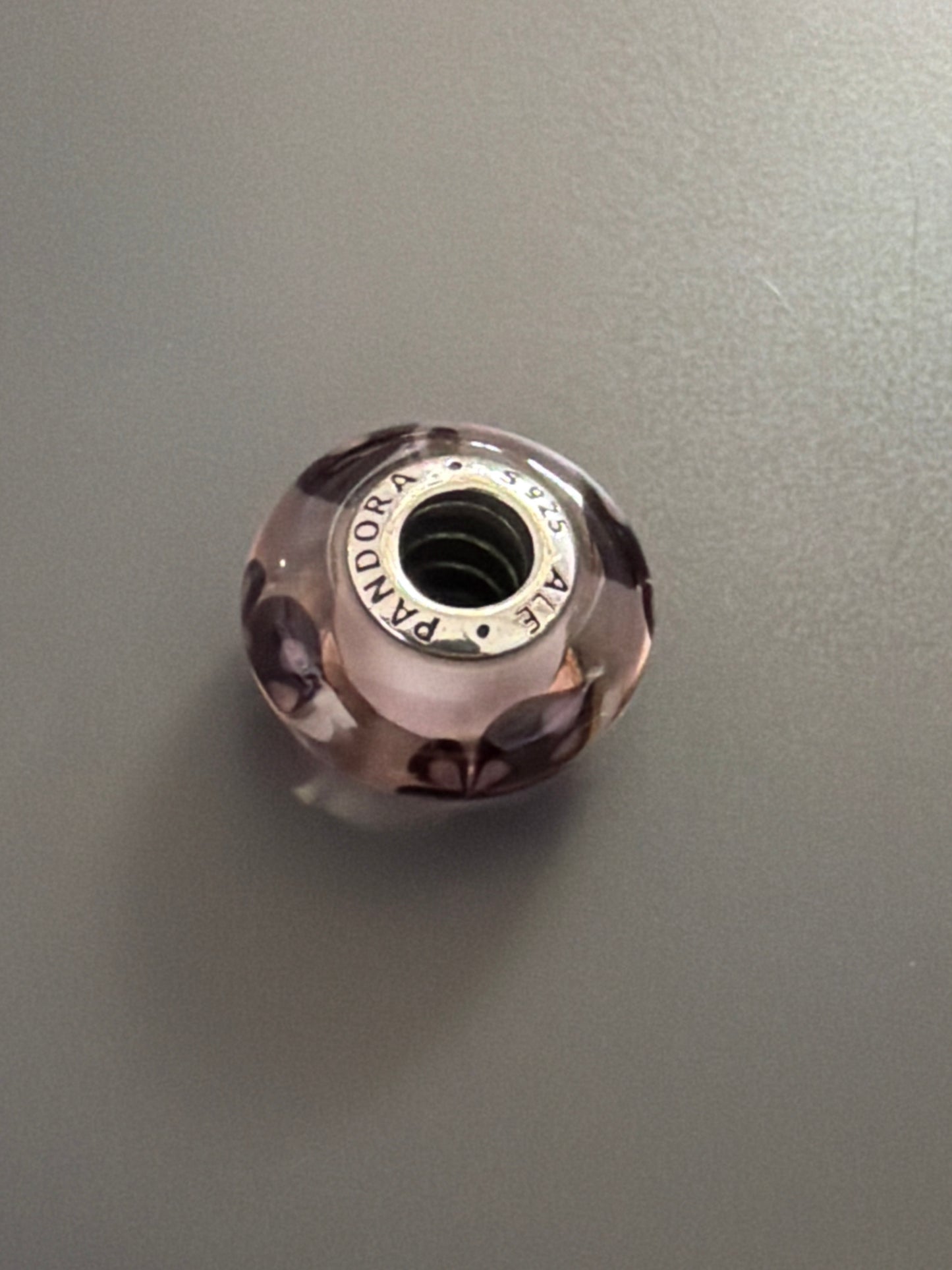 Genuine Pandora Butterfly Murano Glass Charm - Choice of Colour
