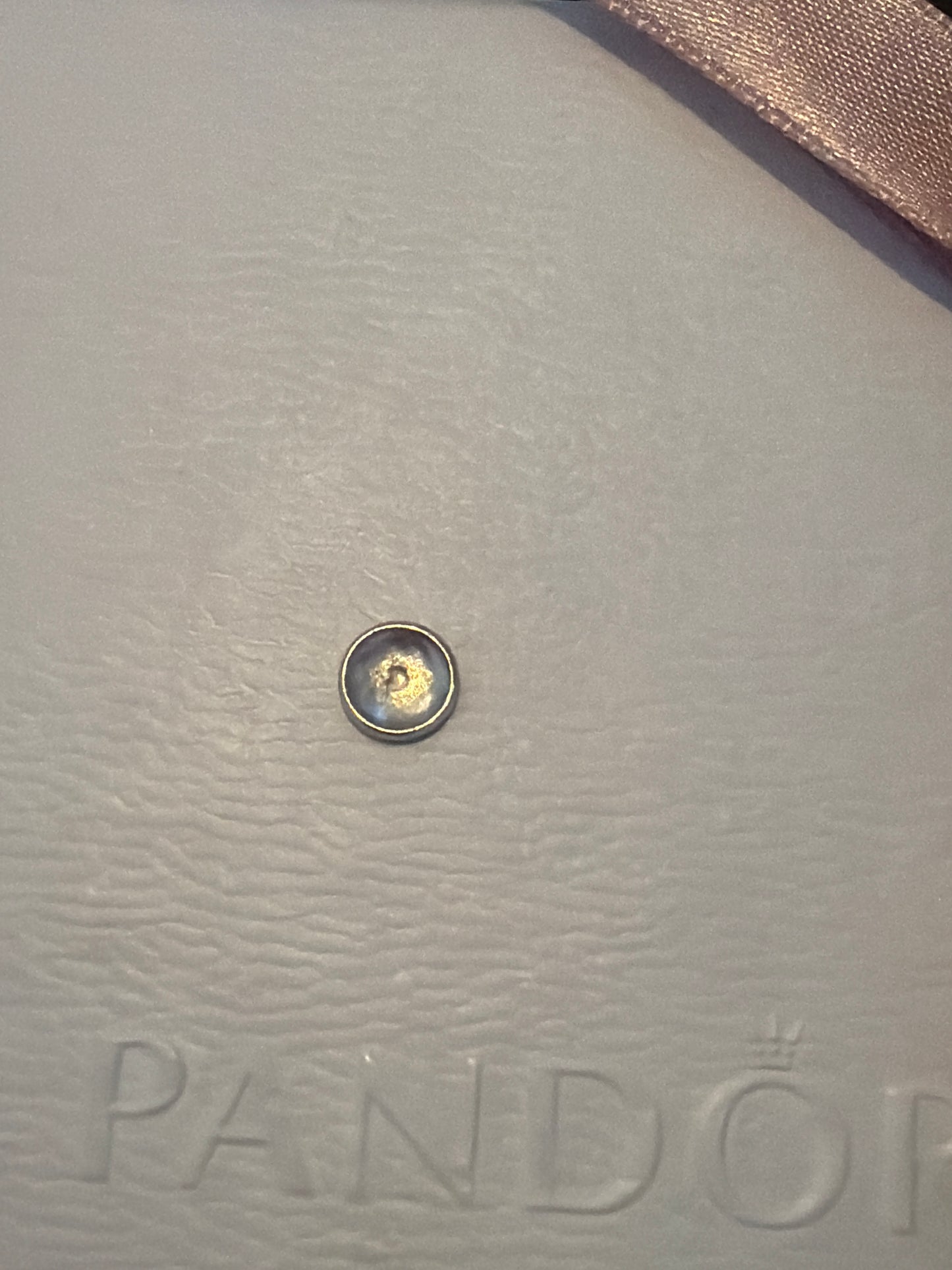 Genuine Pandora Stone Disc Clear Stone Petite