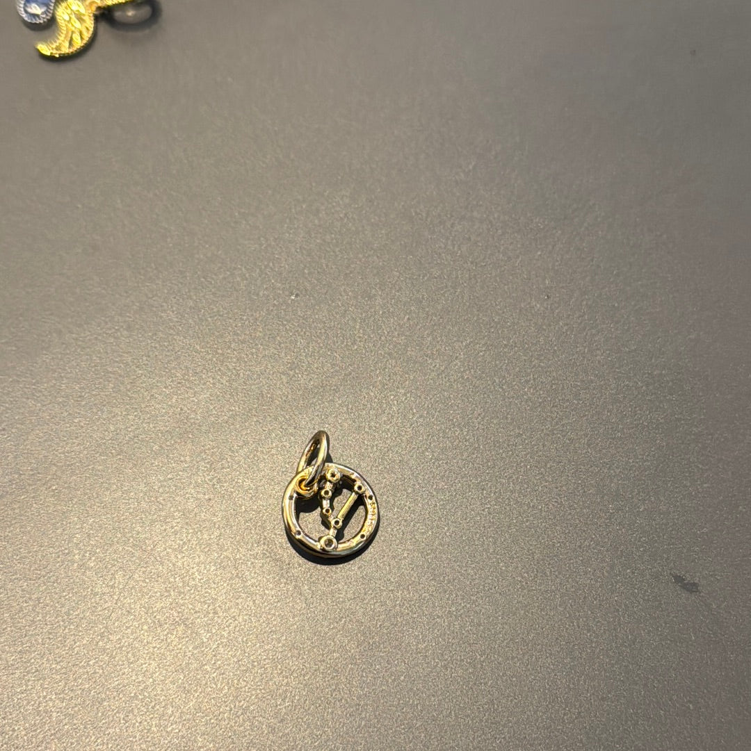 Genuine Pandora Shine Gold Taurus Star Sign Horoscope Dangle Charm