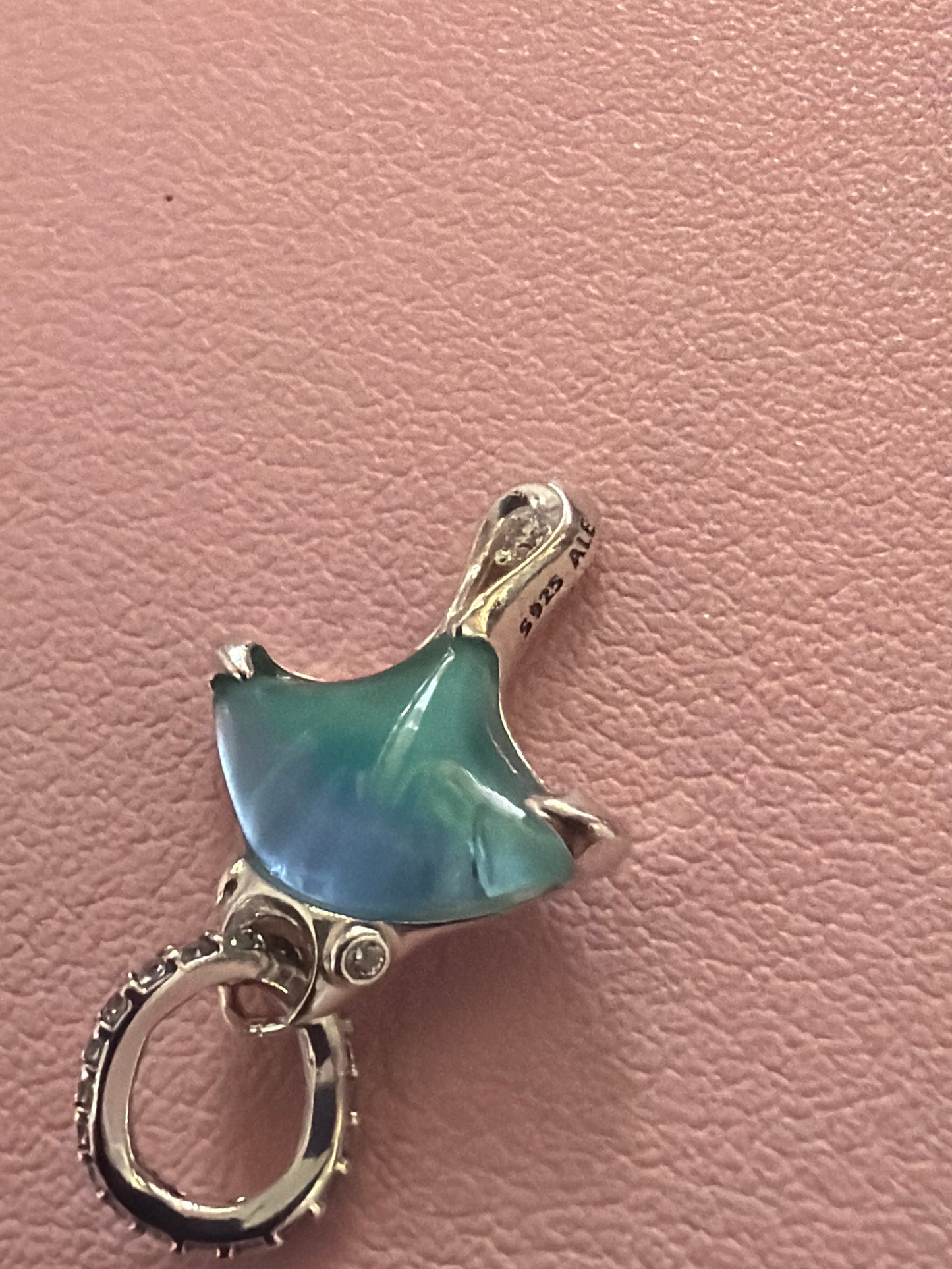 Genuine Pandora New Style Stingray Mantaray Free Spirit Dangle Pendant Charm