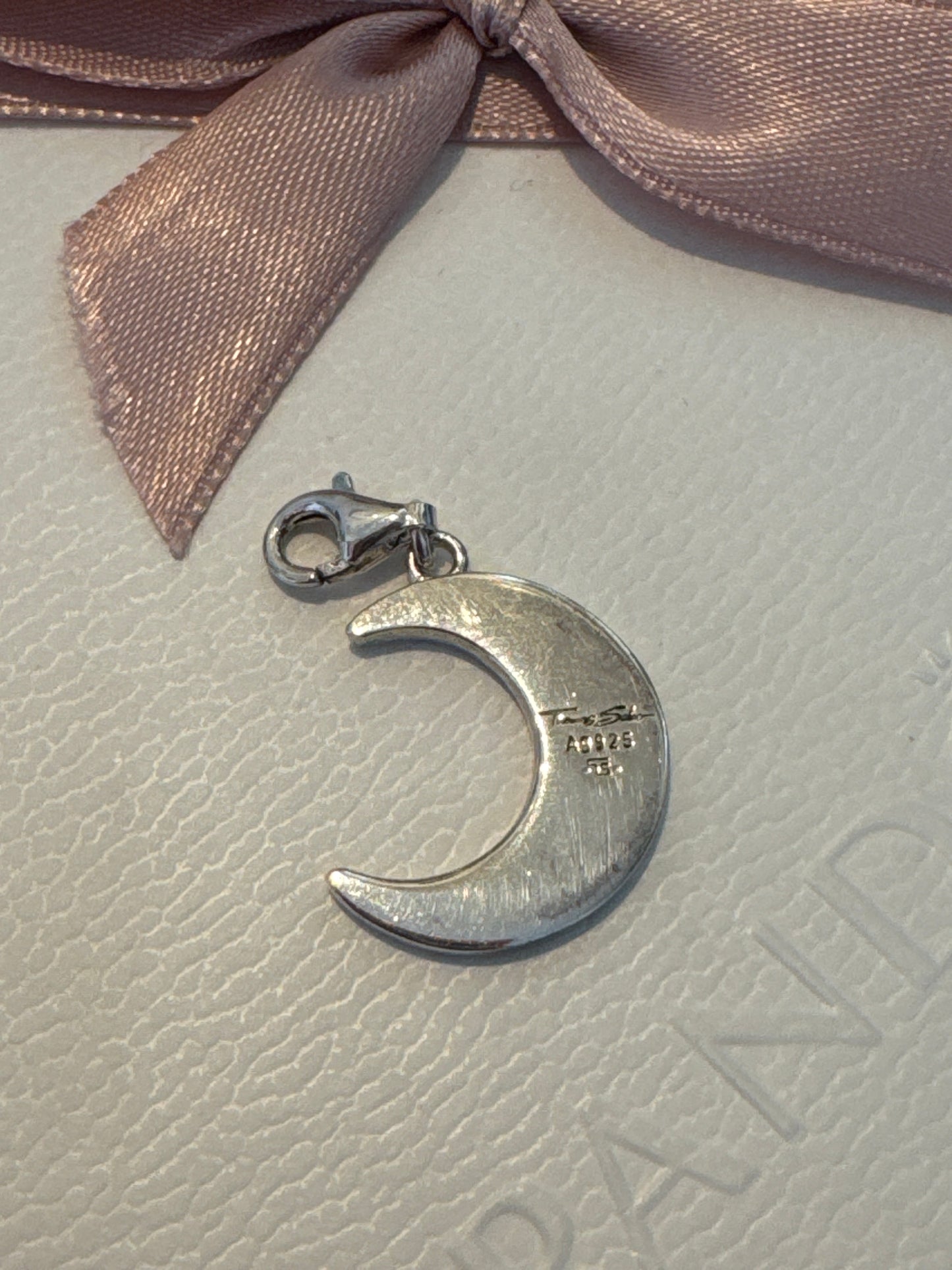 Genuine Thomas Sabo Large Turquoise Teal Moon Dangle Charm