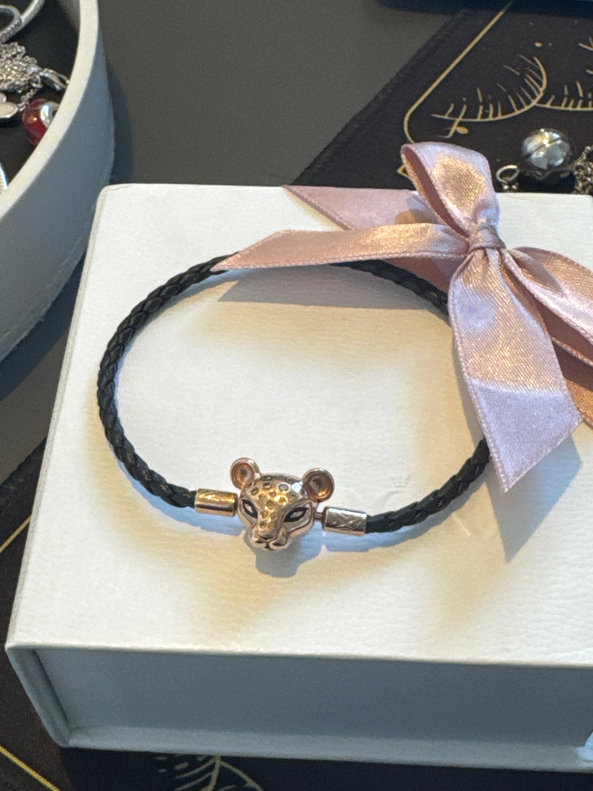 Pandora Bracelet Pandora Rose Sparkling Lioness Charm Pandora Rose