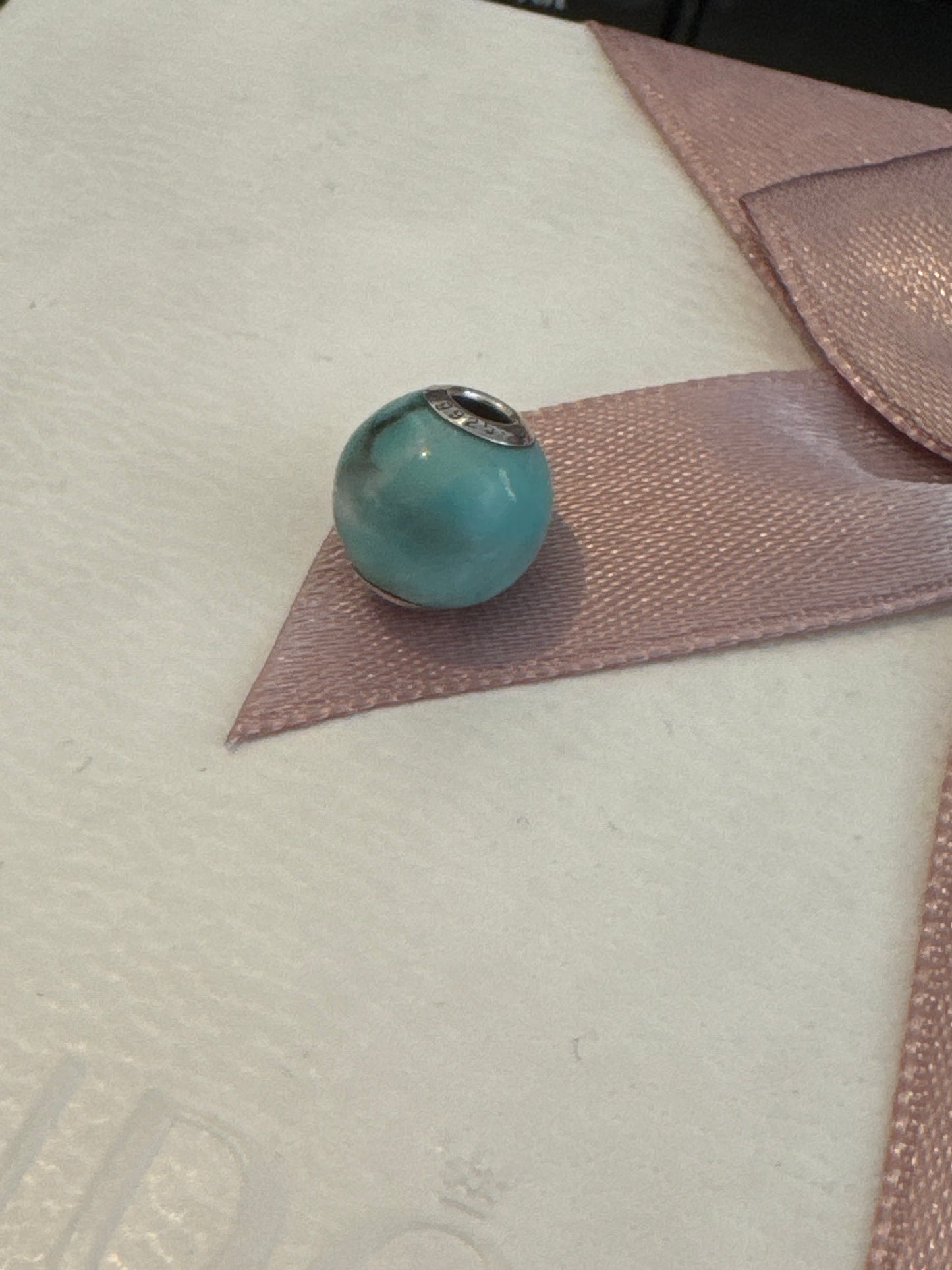 Genuine Thomas Sabo Karma Turquoise Teal Charm
