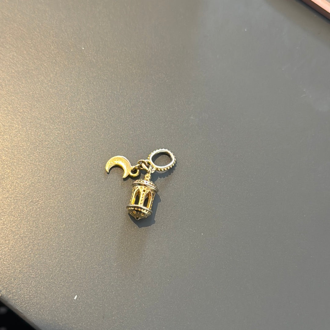 Genuine Pandora Shine Gold Arabian Lantern Dangle Charm