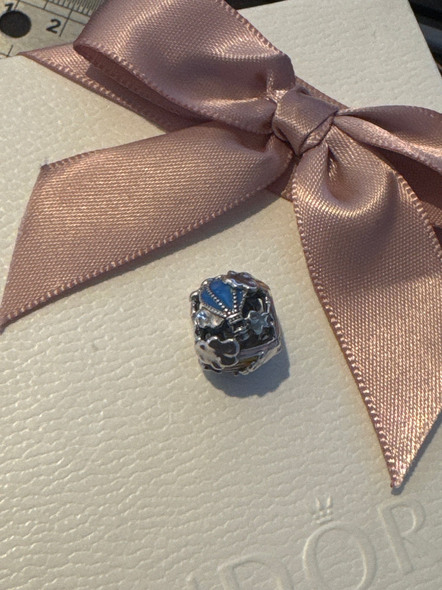 Genuine Pandora Enamel Fly Away Travel Openwork Charm