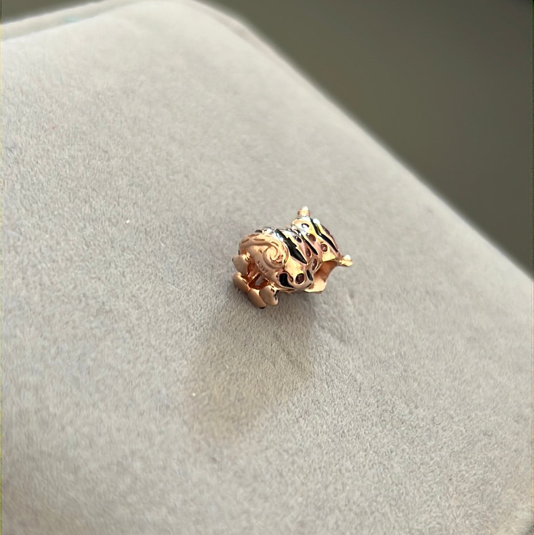 Genuine Pandora Rose Golf Chinese Tiger Pave Charm