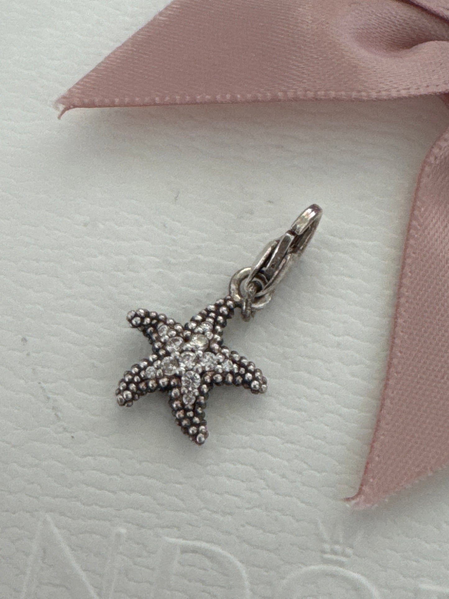 Thomas Sabo Sterling Pave Silver Starfish Clip Dangle