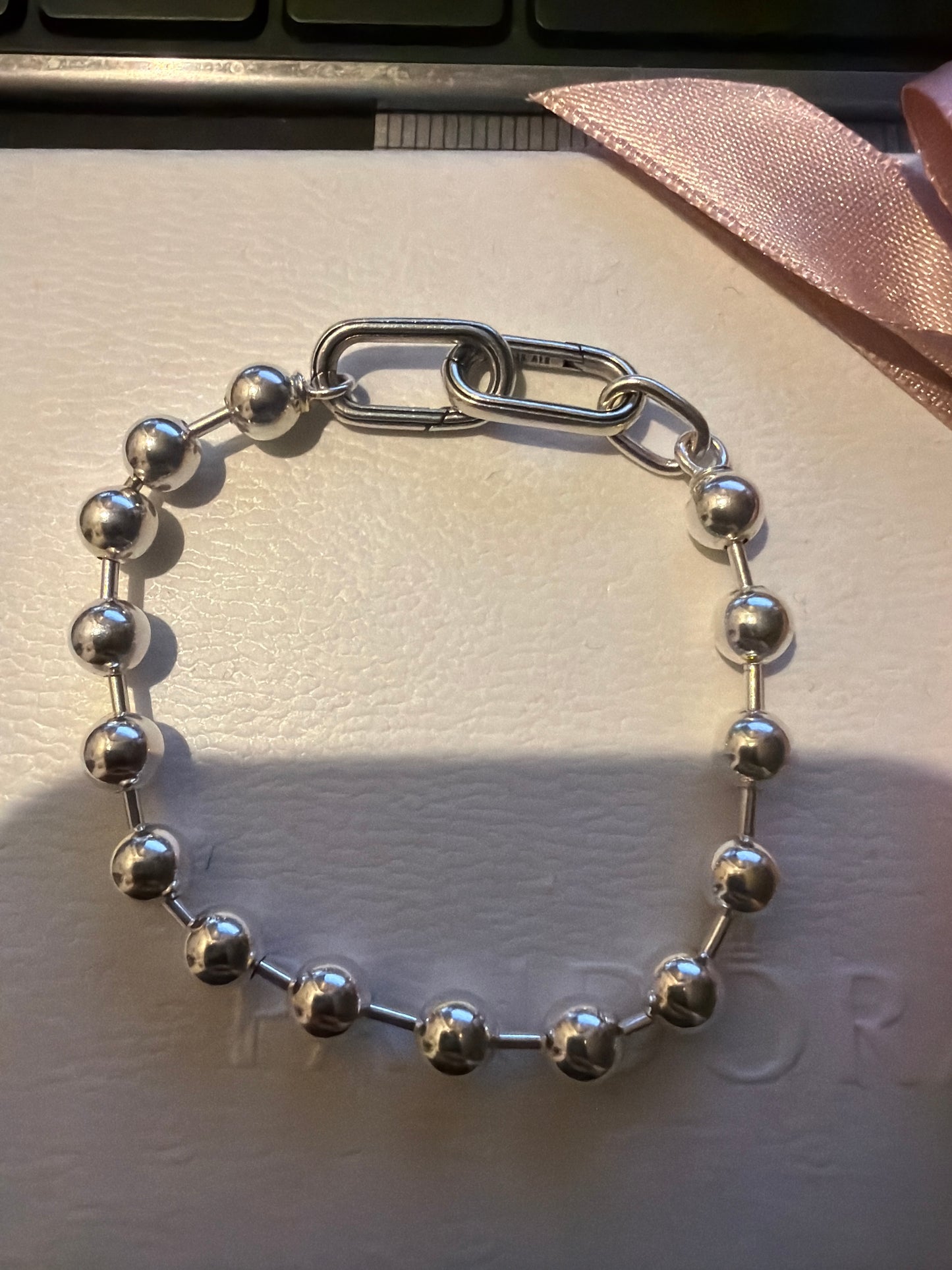 Genuine Pandora ME Link Metal Bead Bracelet 18cm